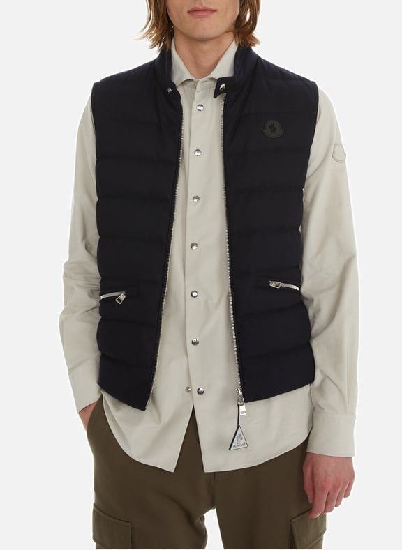 Doudoune sans manches Galienne Bleu by MONCLER MONCLER Doudoune sans manches Galienne Bleu