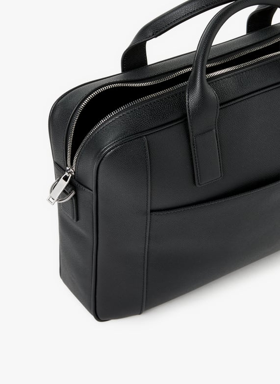 Porte-document en cuir  | Noir by SAISON 1865 Porte-document en cuir  Noir