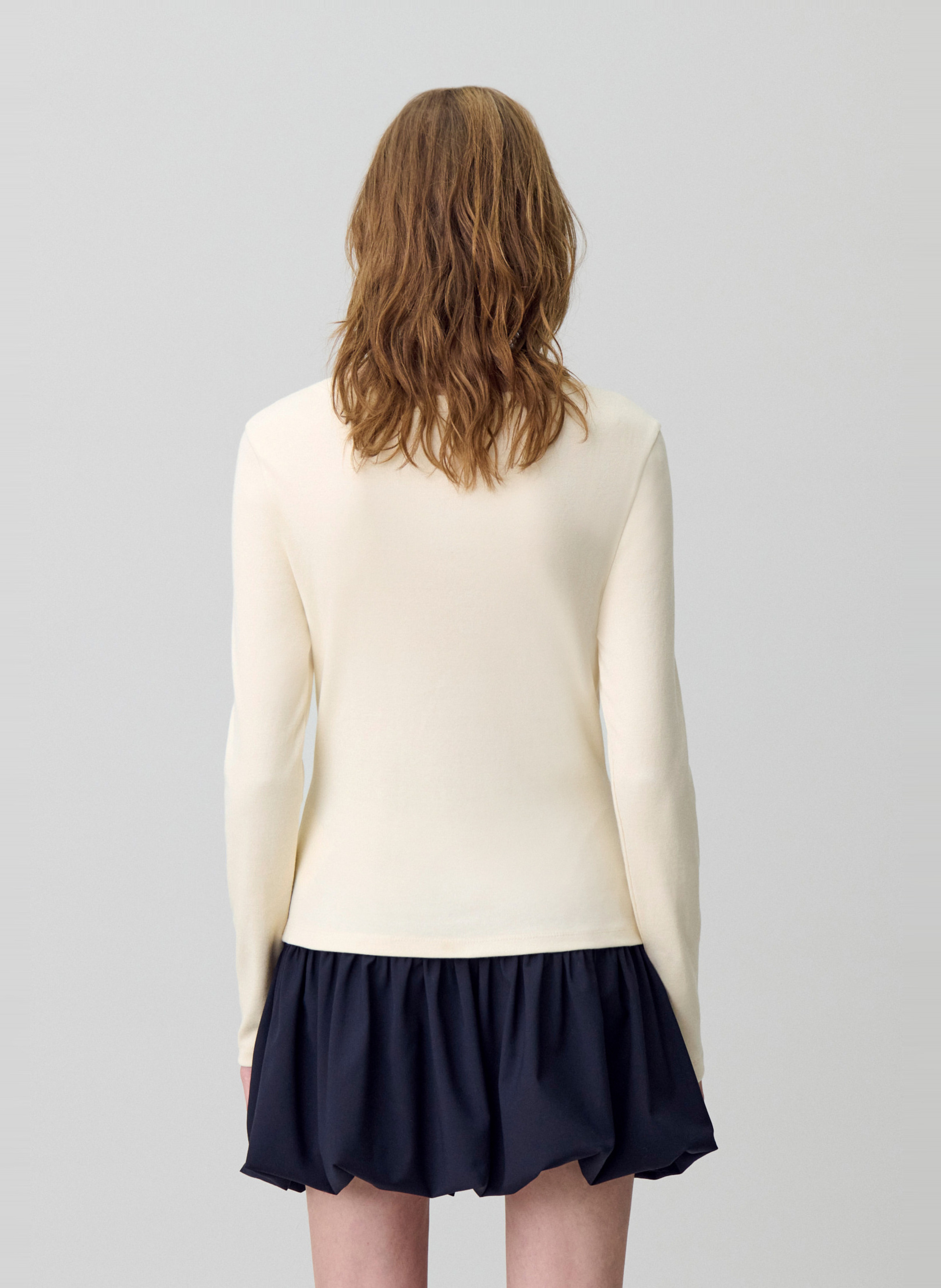 Set tee-shirt et cardigan en coton toel CLAUDIE PIERLOT Beige