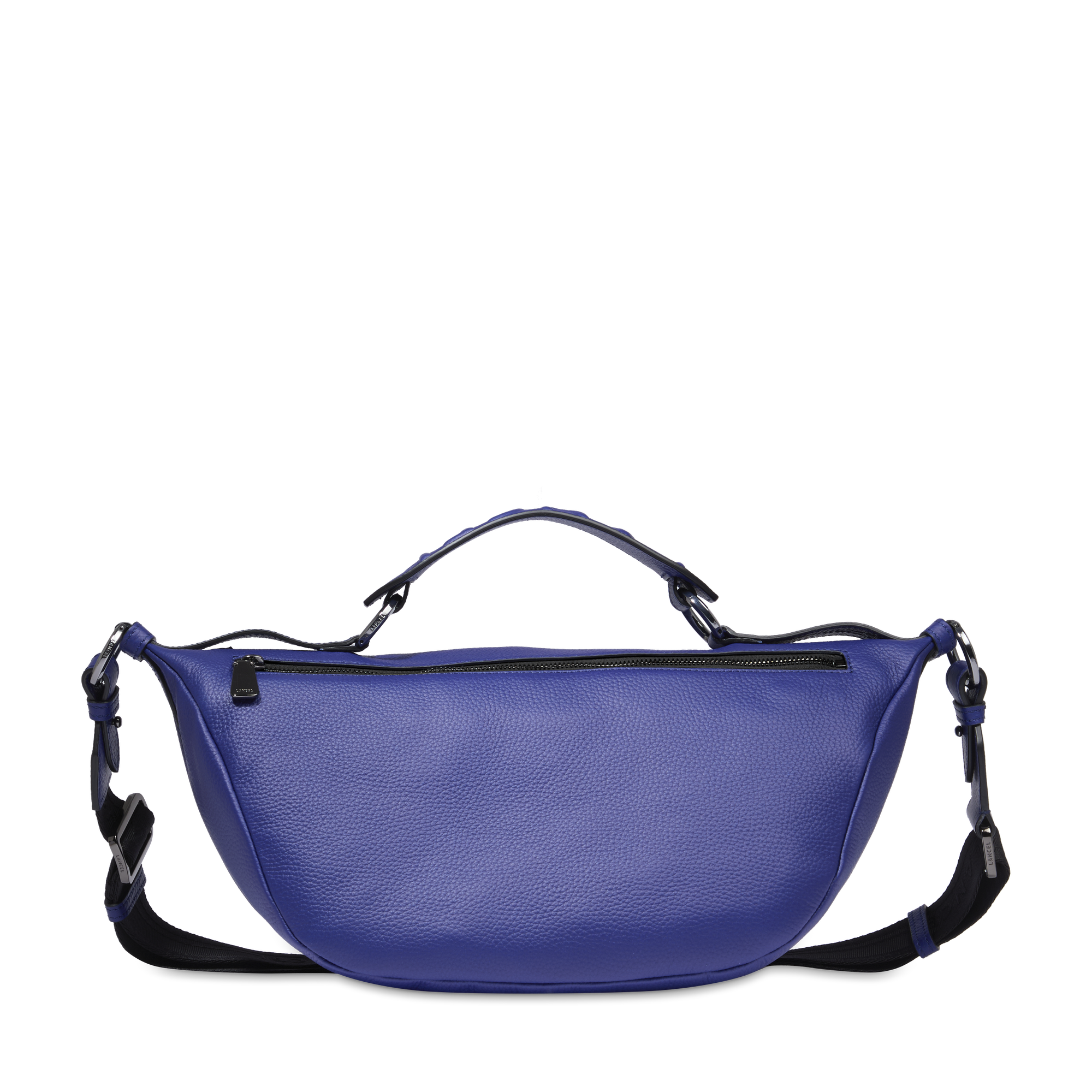 Sac porté croisé m origami de lancel en cuir LANCEL Bleu