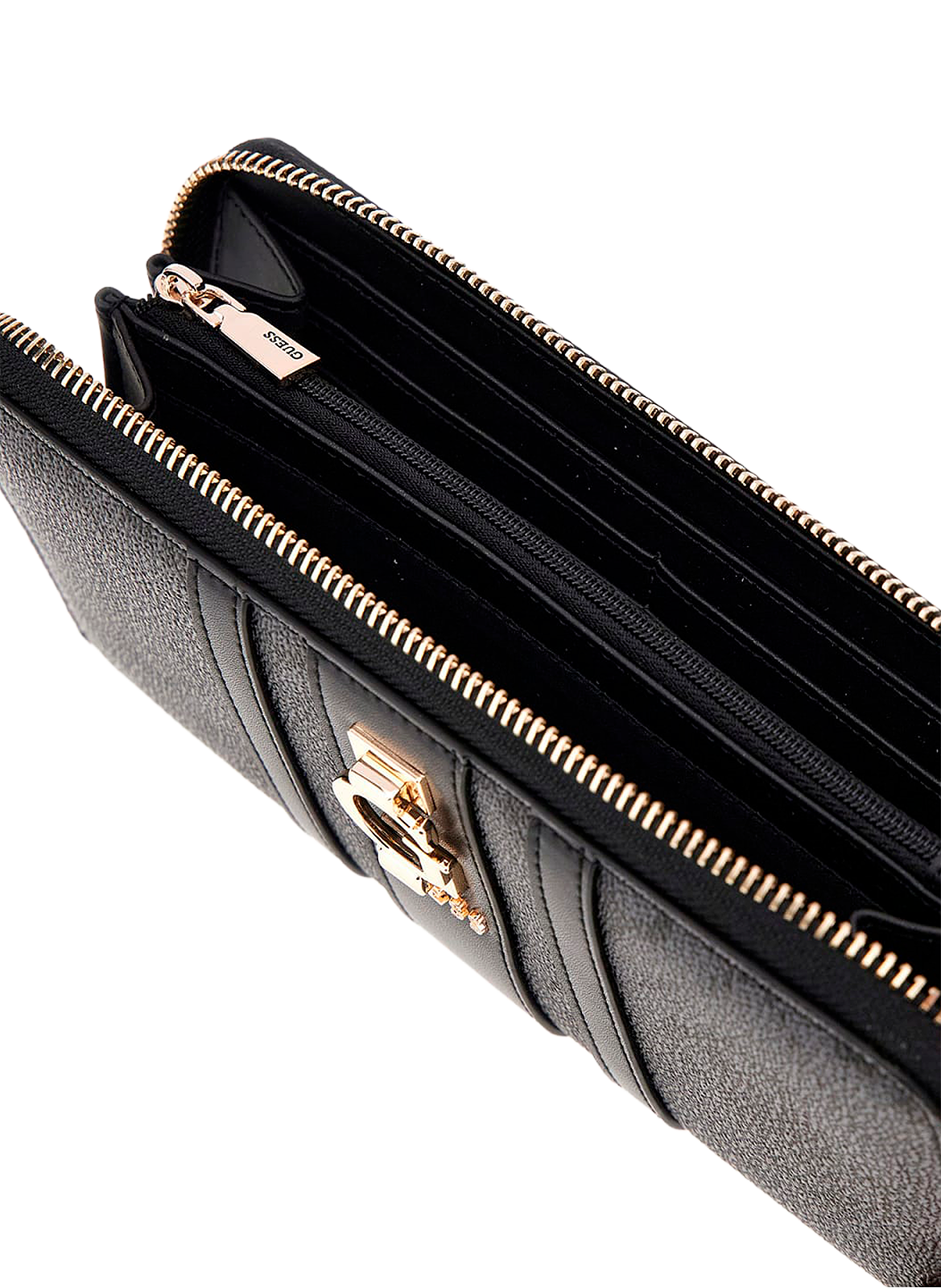 Monogrammed wallet GUESS Grey