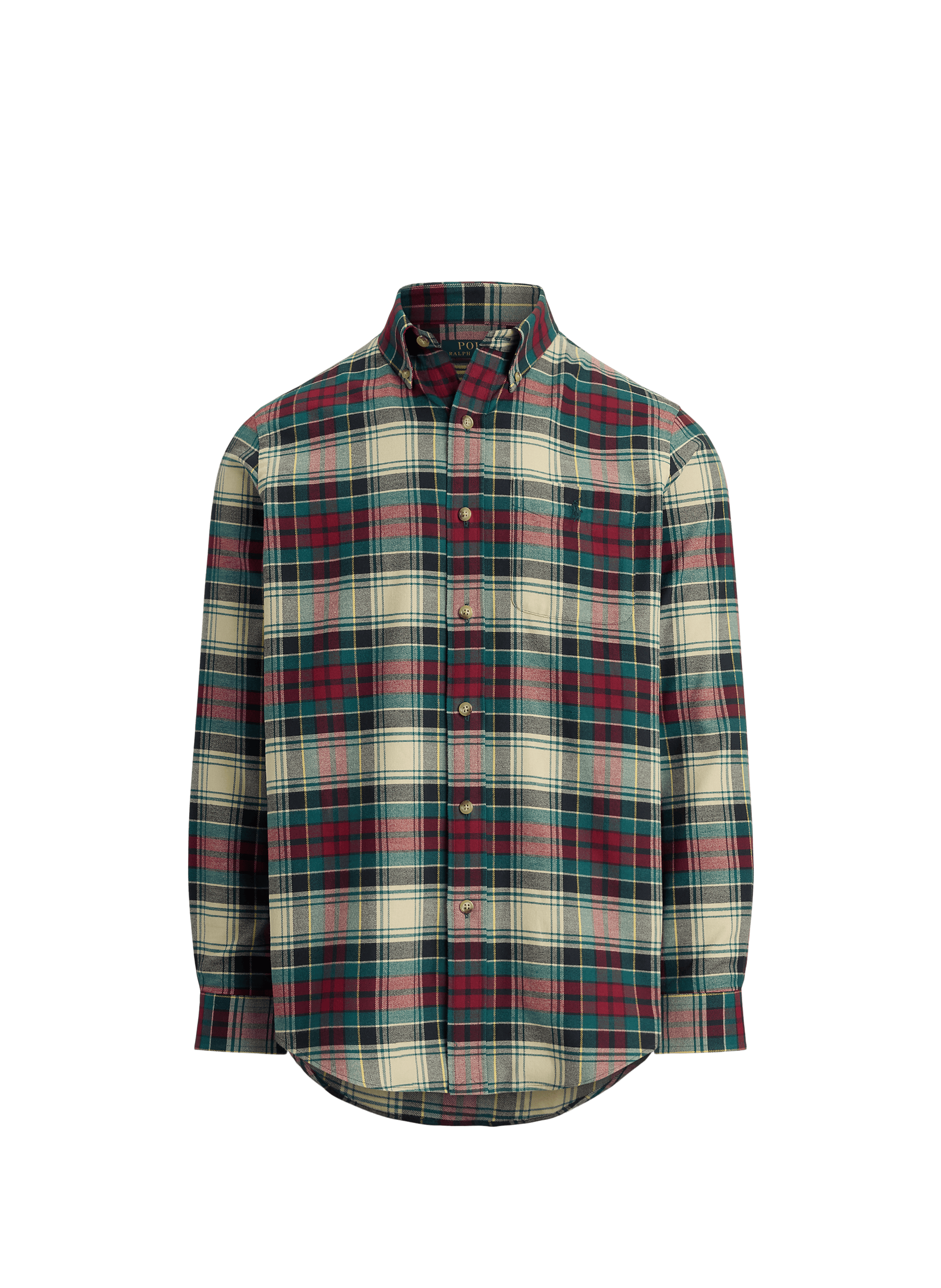 Checkered shirt with American collar in blended cotton POLO RALPH LAUREN Multicolour