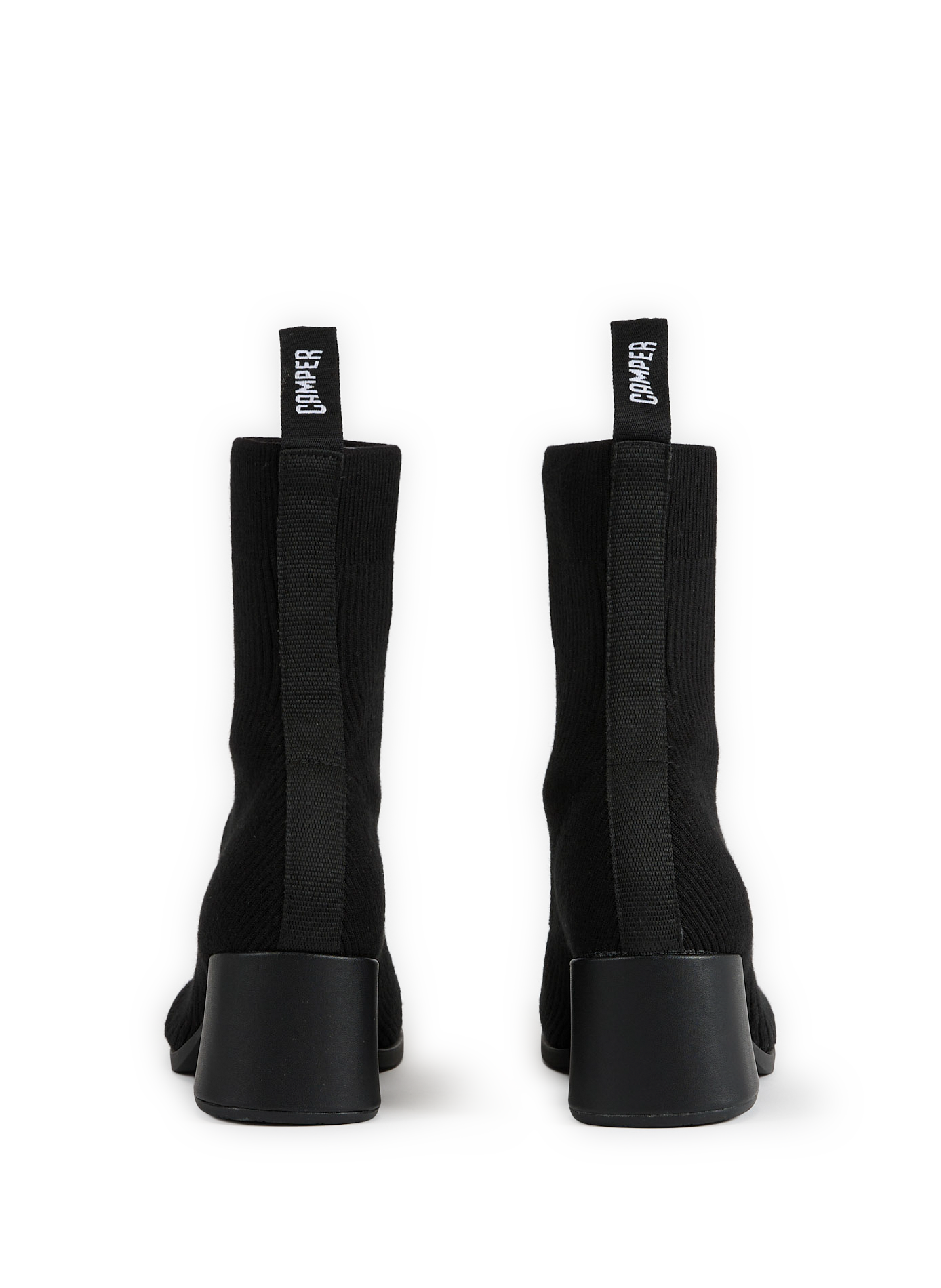 Boots in silk and blended wool CAMPER Black