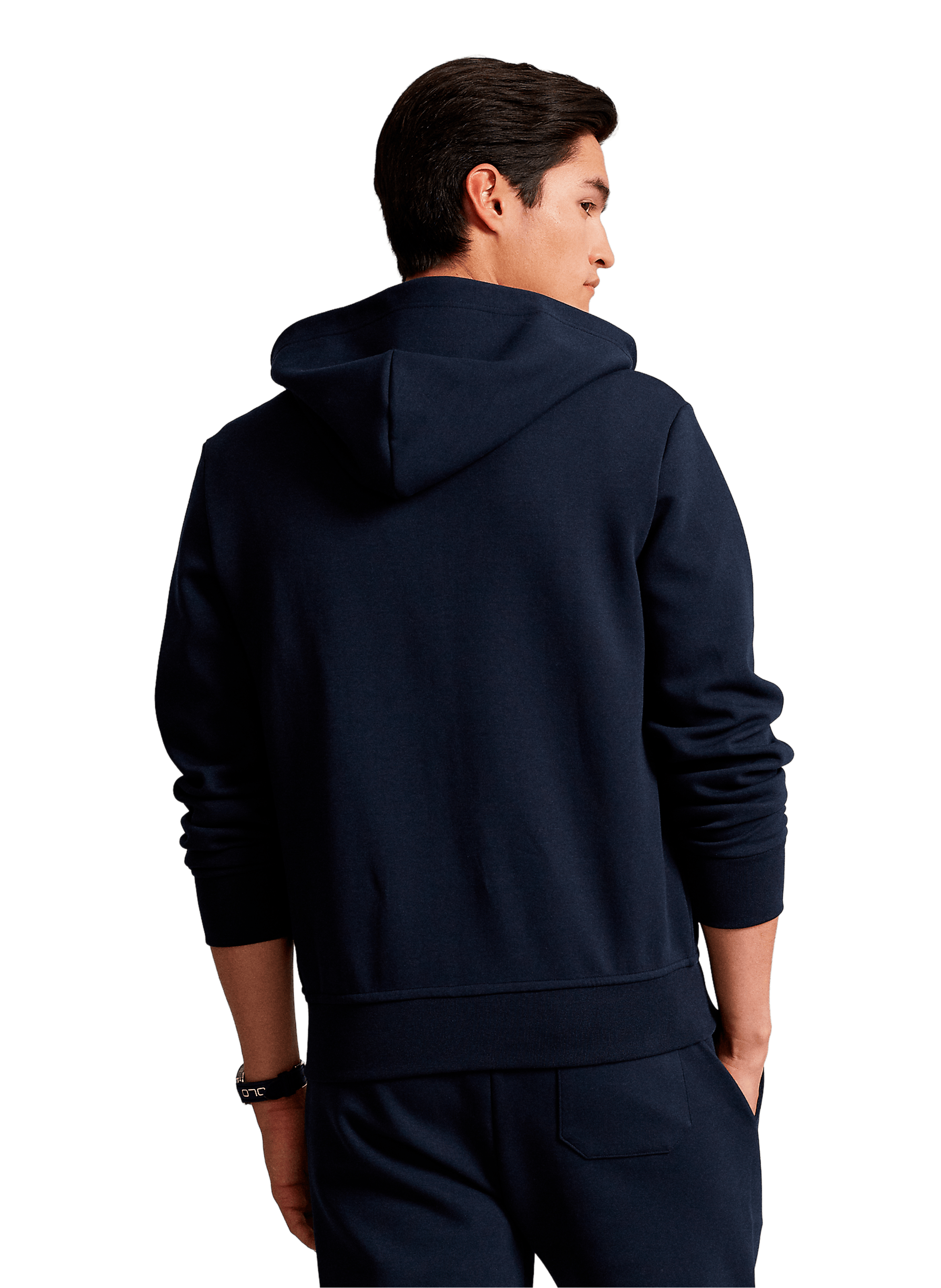 Cotton-blend zip-up hoodie POLO RALPH LAUREN Blue