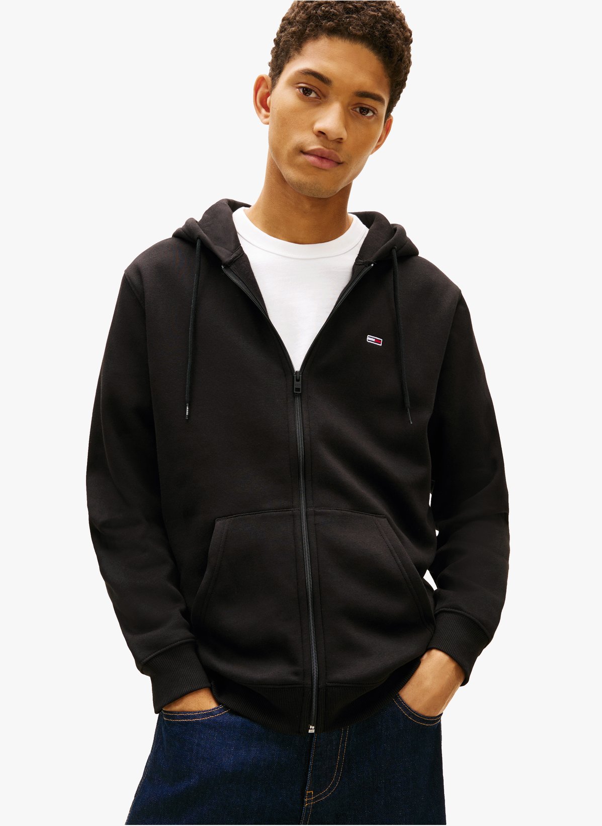 Sweat zippé à capuche