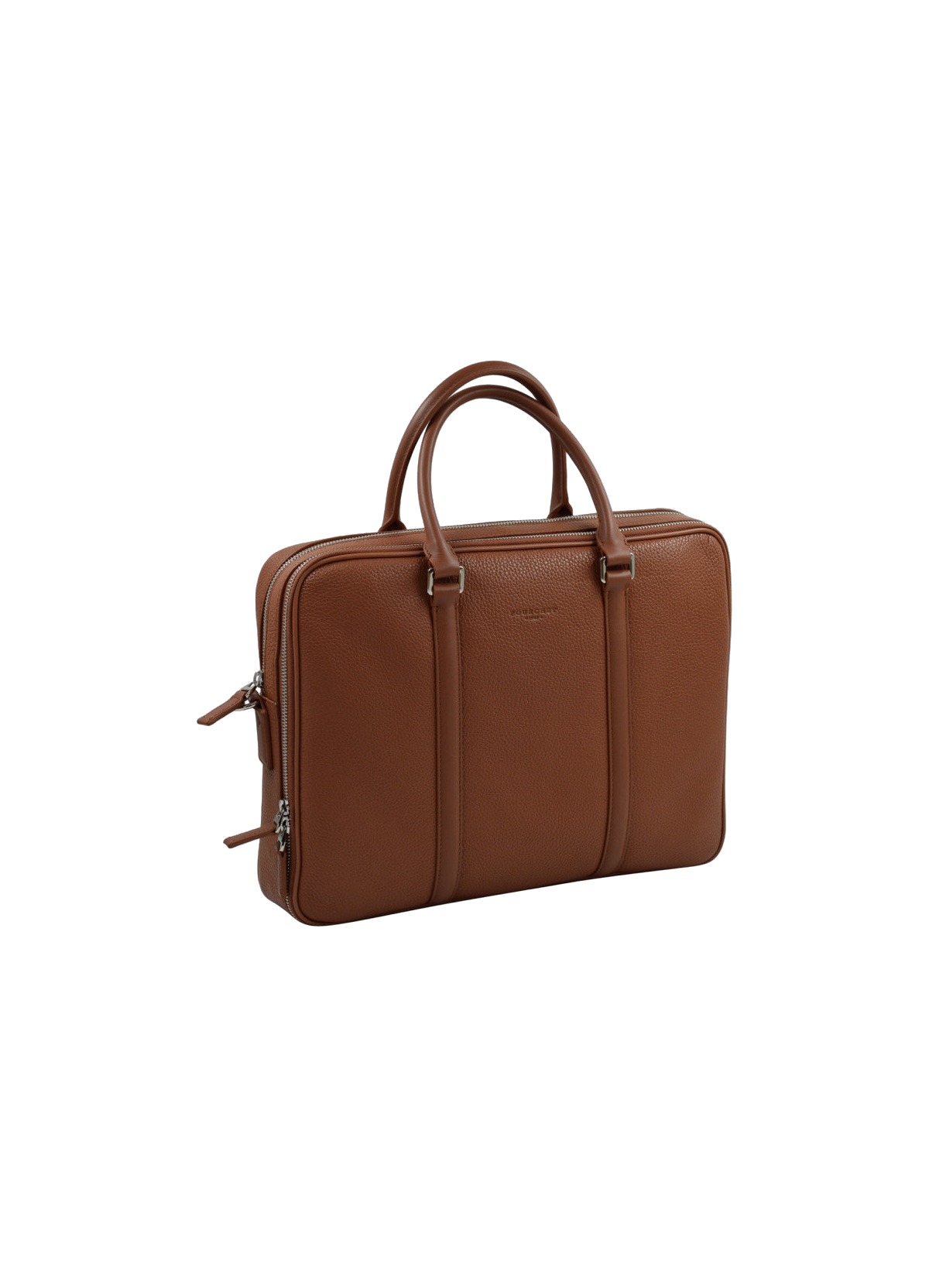 Ethan | porte documents 2 soufflets en cuir POURCHET Marron