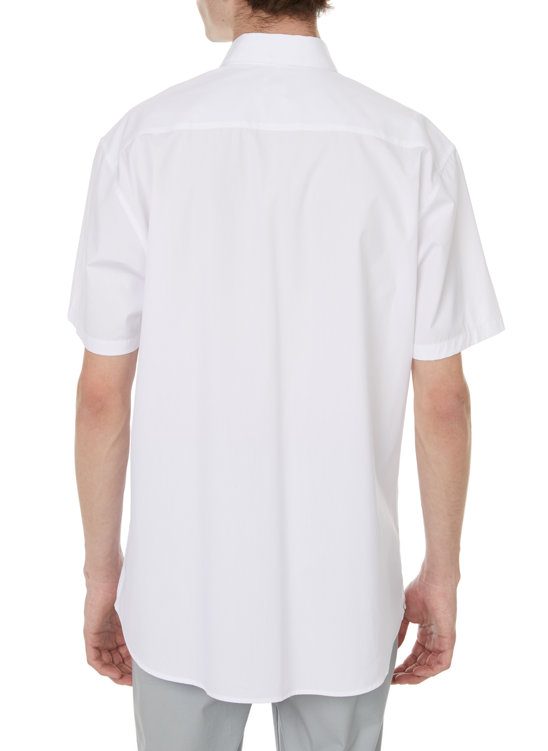 Chemise slim Krave à manches courtes AU PRINTEMPS PARIS Blanc