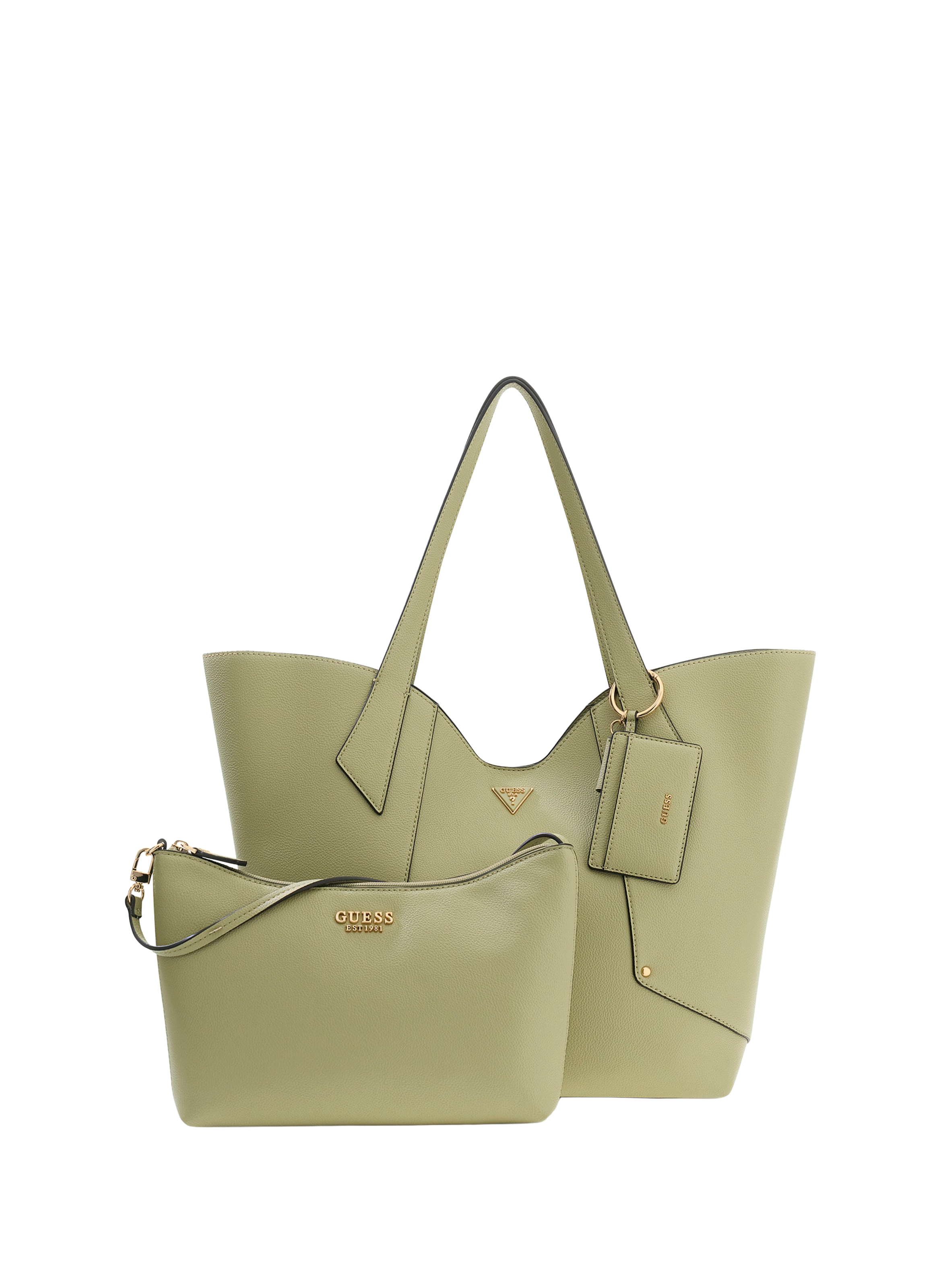 Darcy logo shopping bag GUESS Green