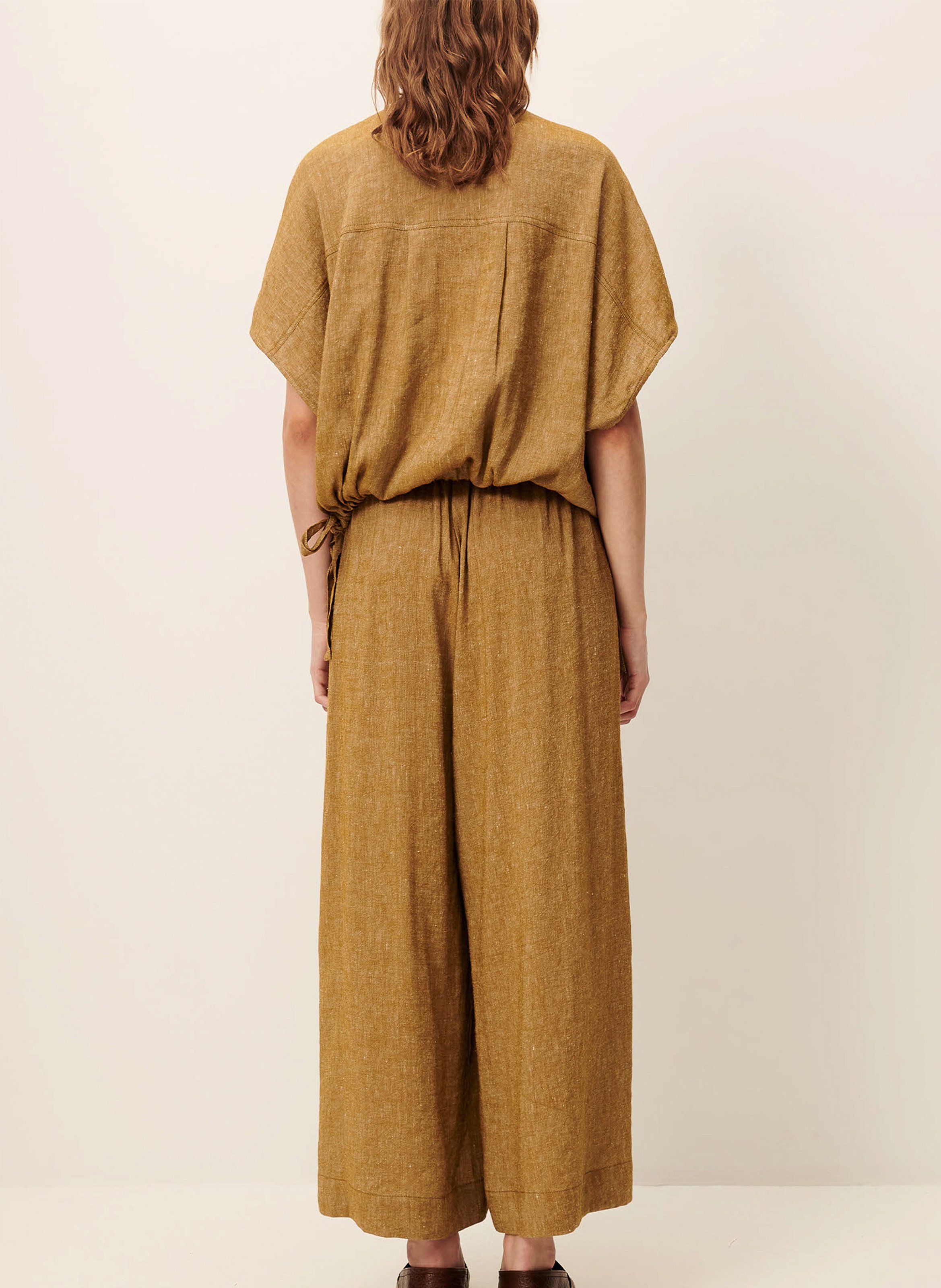 Chemise oversize col classique cazaless SESSUN Kaki