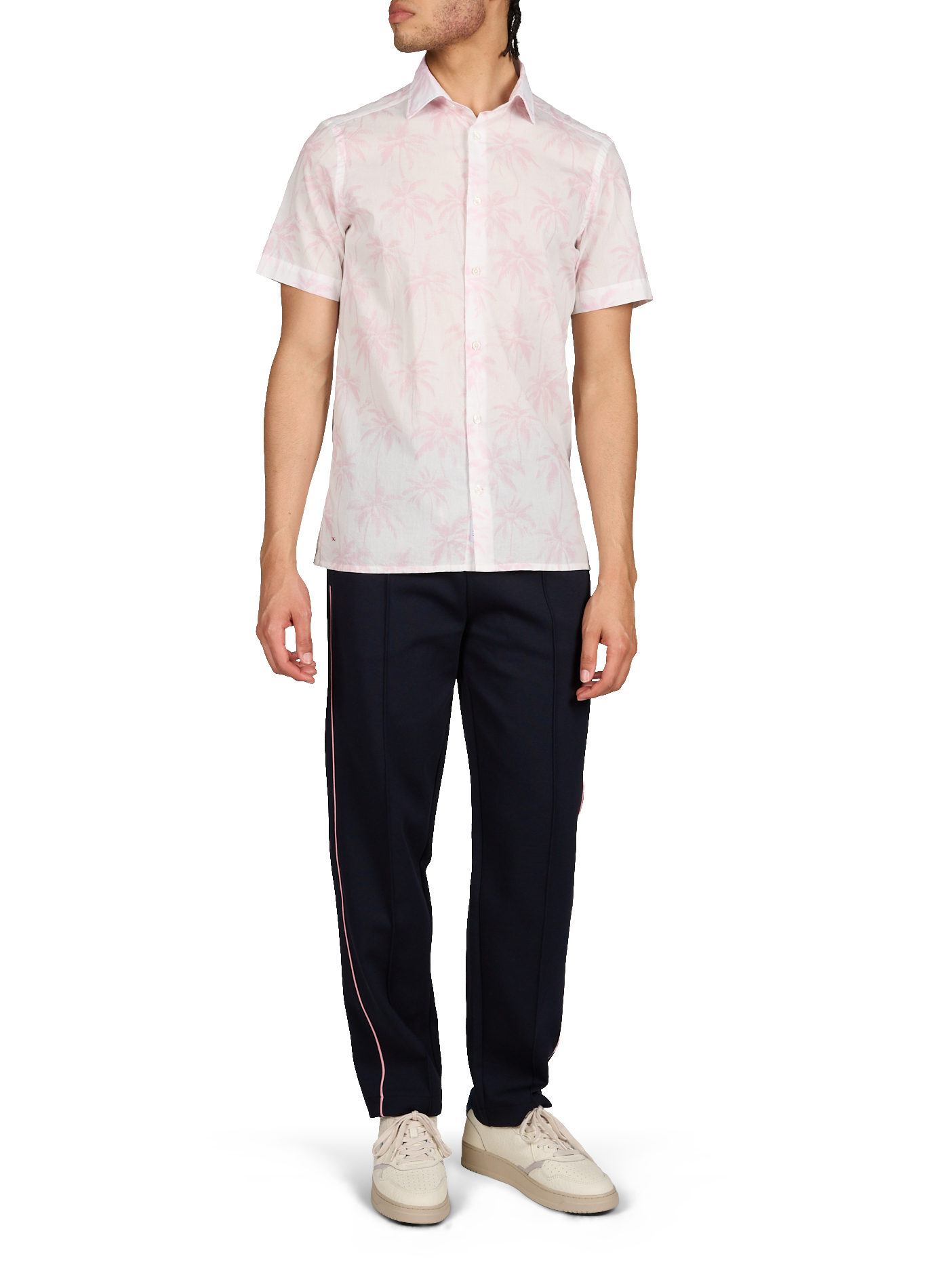  Printed cotton shirt EDEN PARK Pink