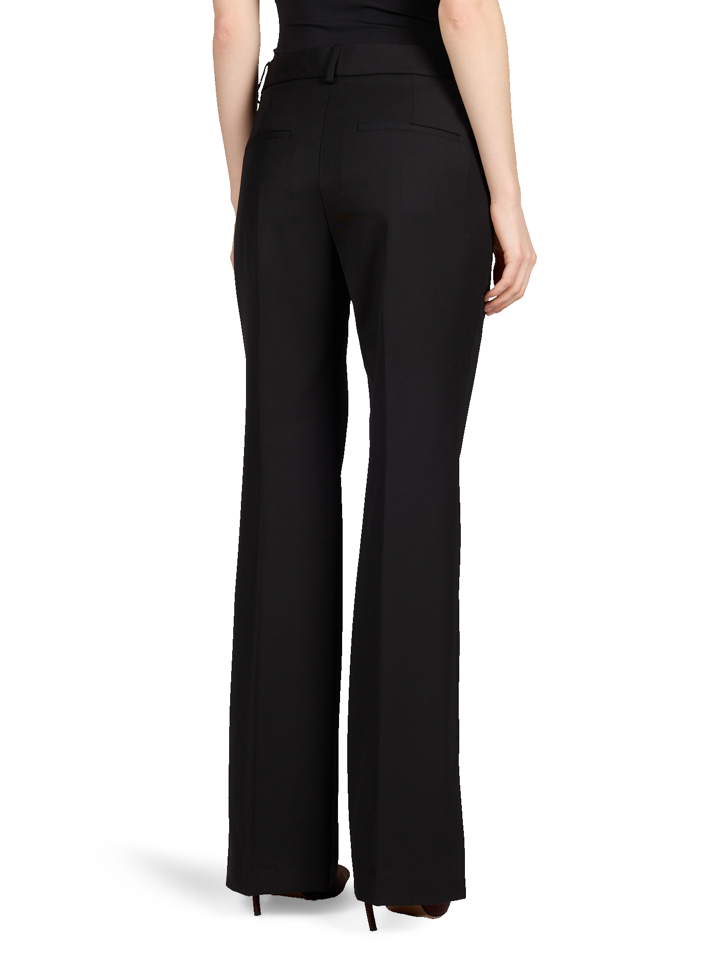 Pantalon large en laine HELMUT LANG Noir