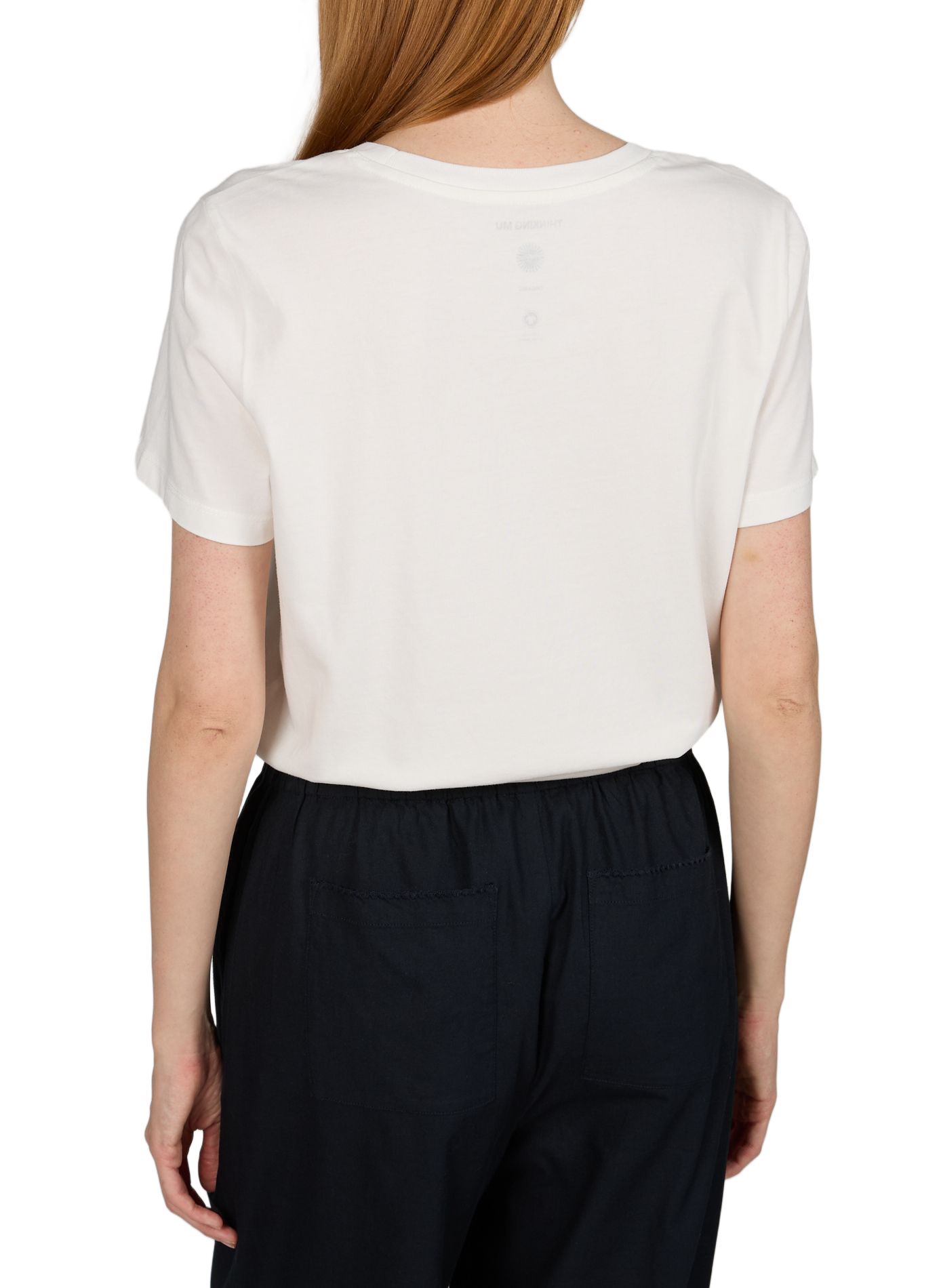 T-shirt manches courtes Ida en coton THINKING MU Blanc