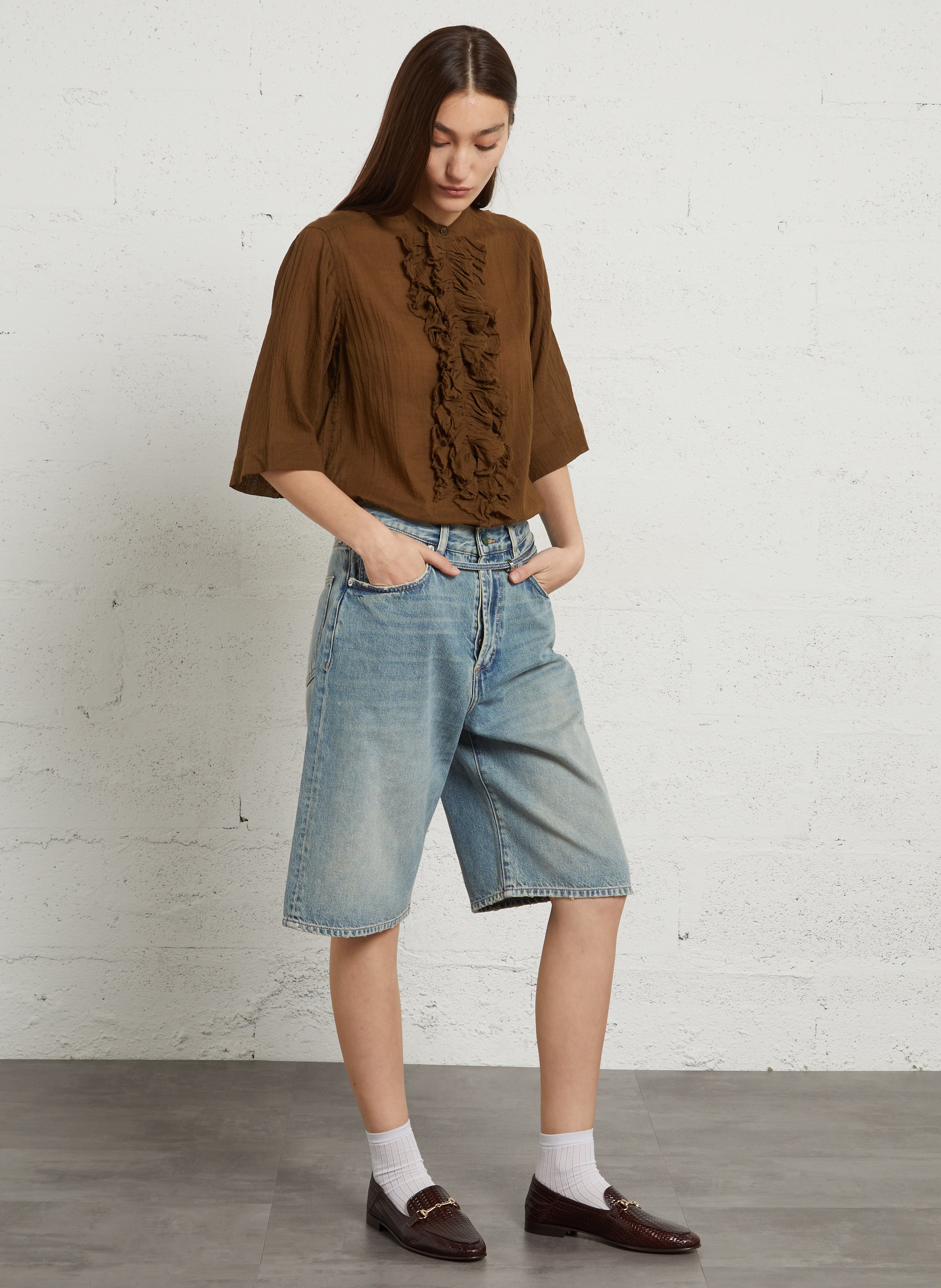 Mocassins en cuir jill BOBBIES Marron