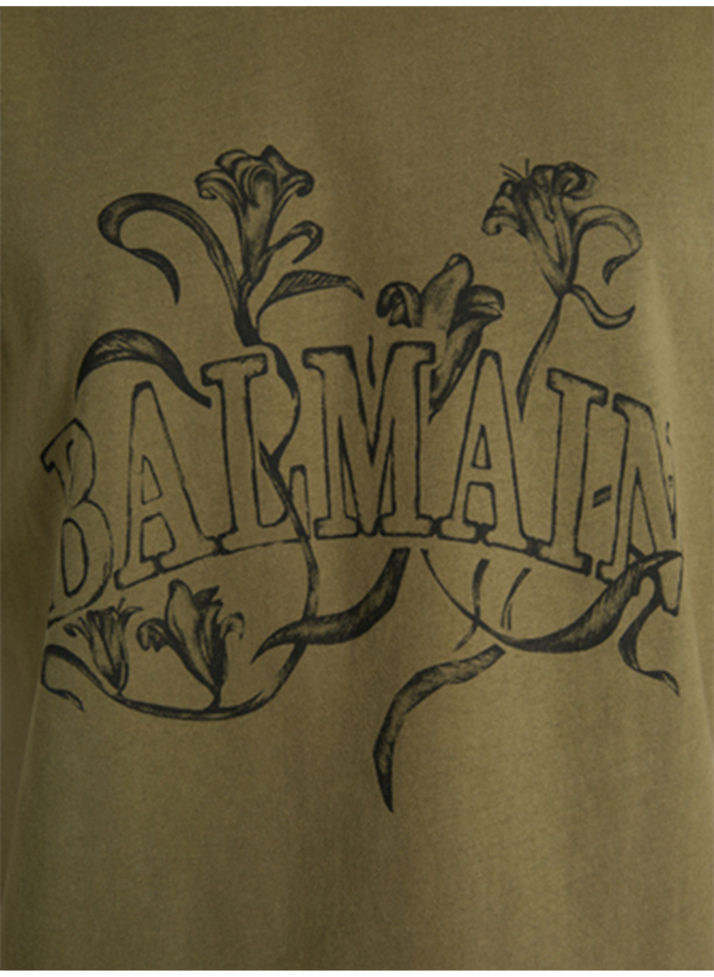 T-shirt balmain bloom imprimé BALMAIN Vert