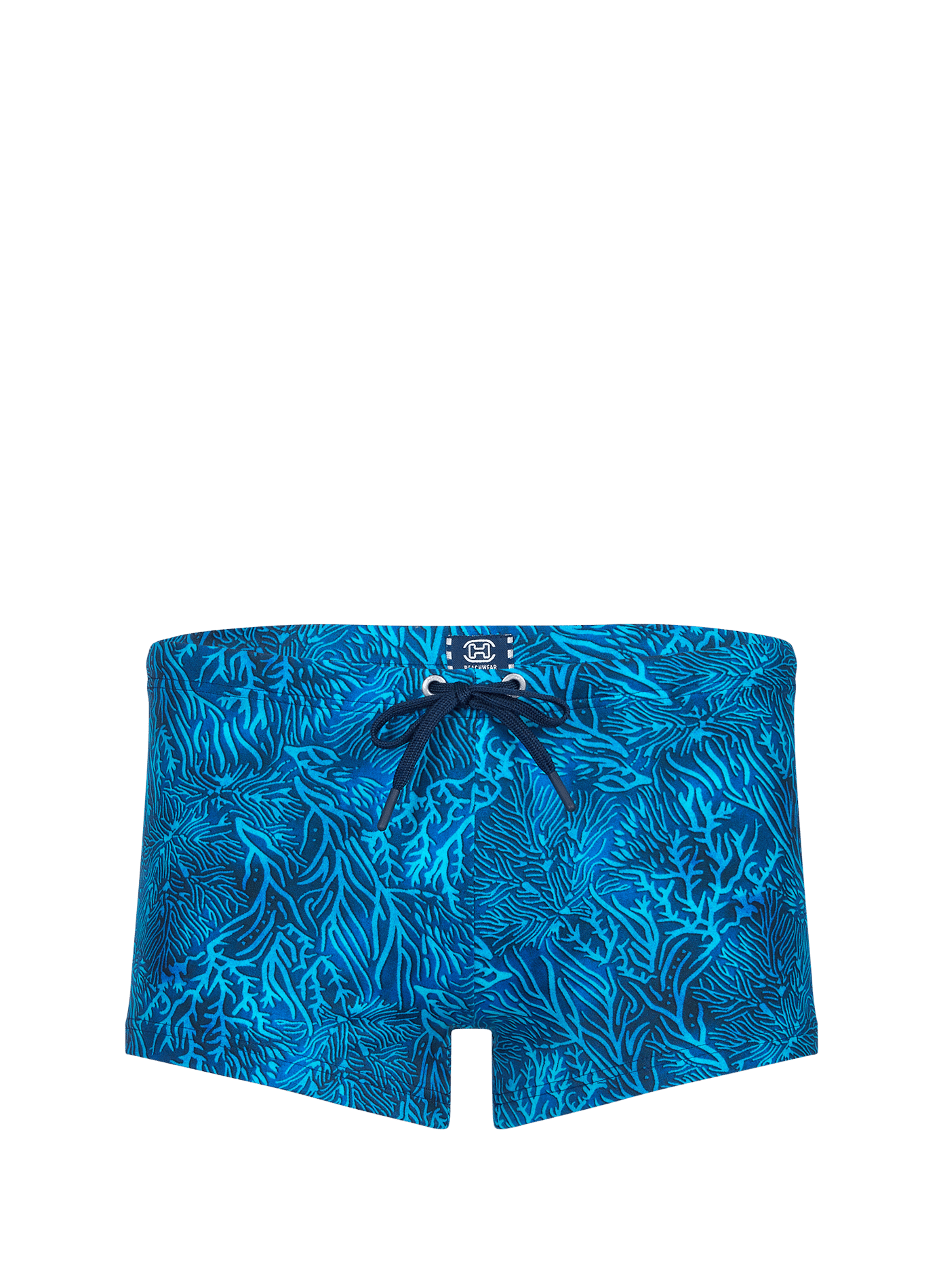Traje de baño estampado HOM Azul