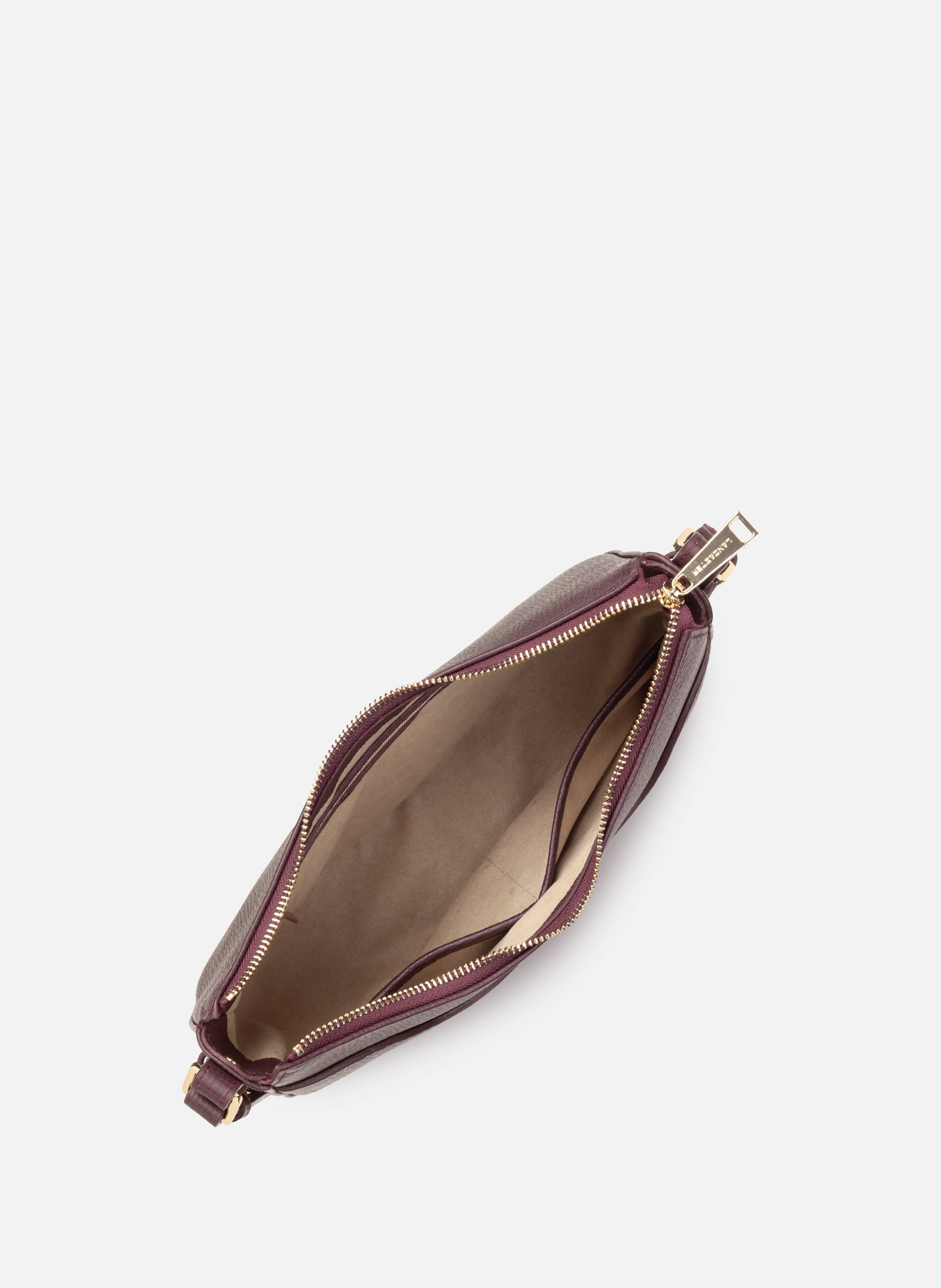 Sac demi lune - even LANCASTER Rouge