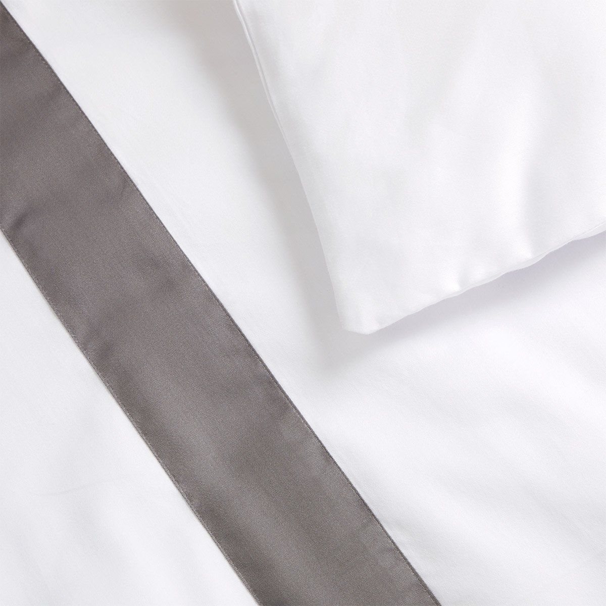 Housse de couette en satin, linéa YVES DELORME Gris