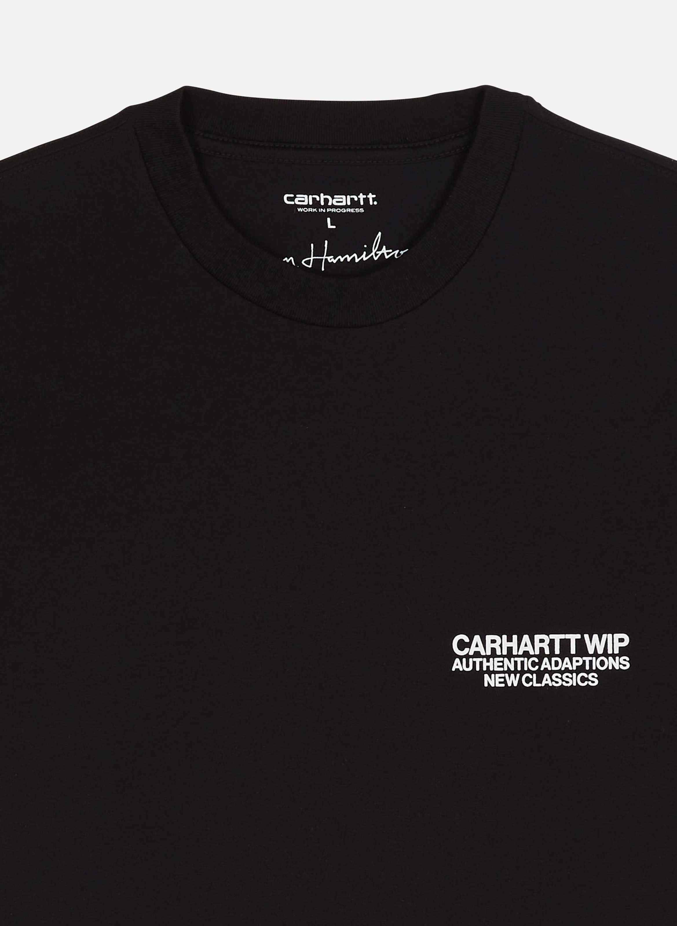 T-shirt s/s sean hamilton 03 t-shirt | Noir CARHARTT WIP Homme