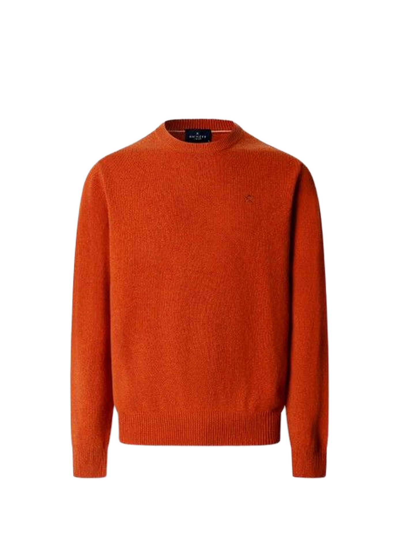 Pull droit en laine HACKETT Orange