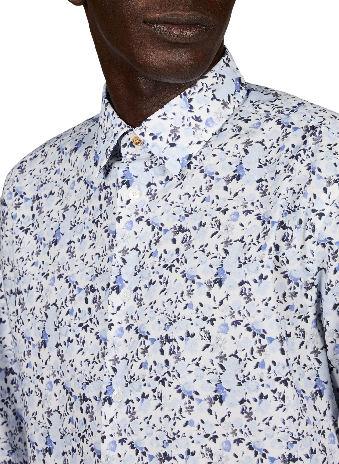 Camicia diritta stampata PAUL SMITH Bianco