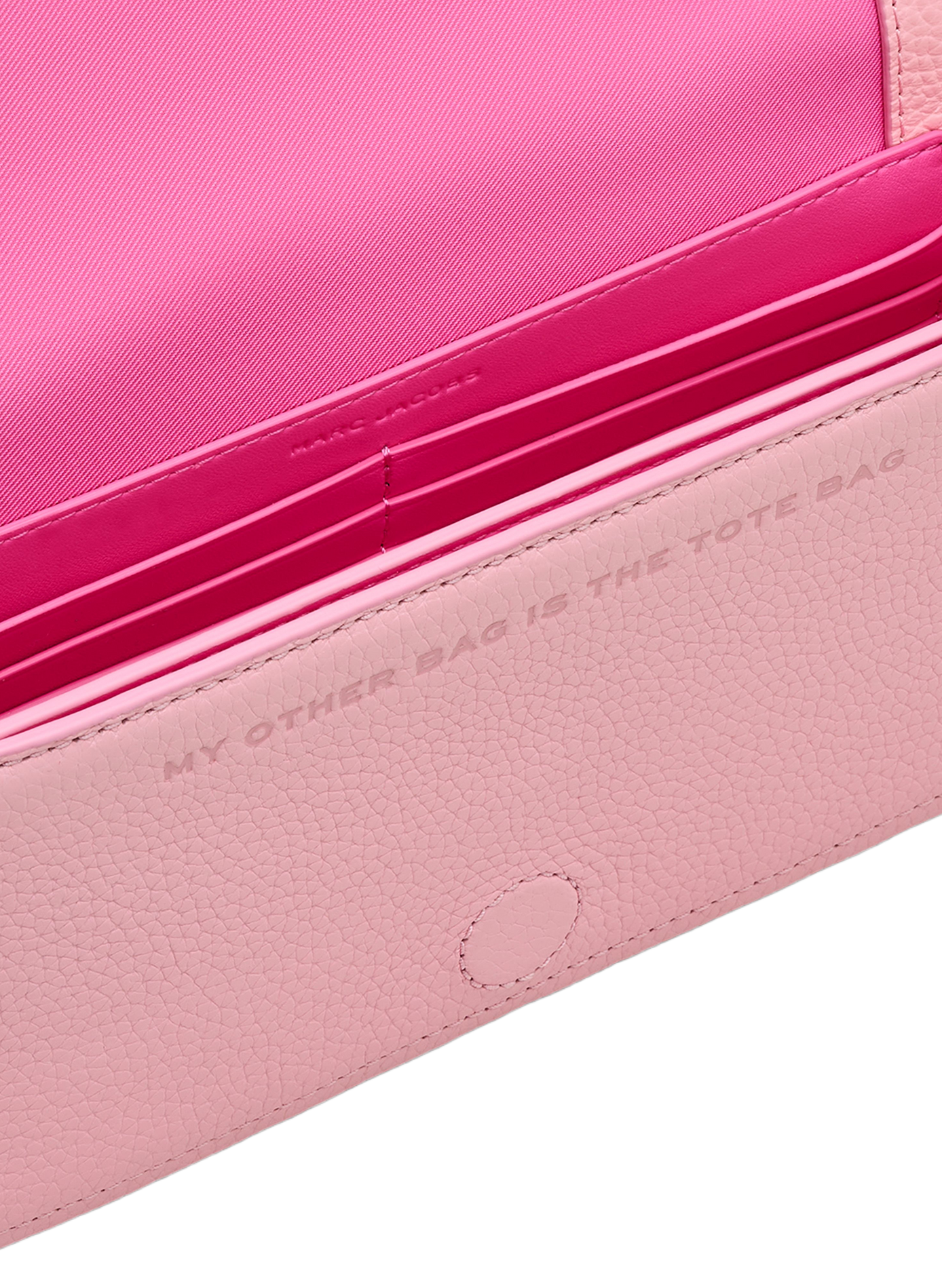The Leather Mini Shoulder Bag in leather | Pink MARC JACOBS Women