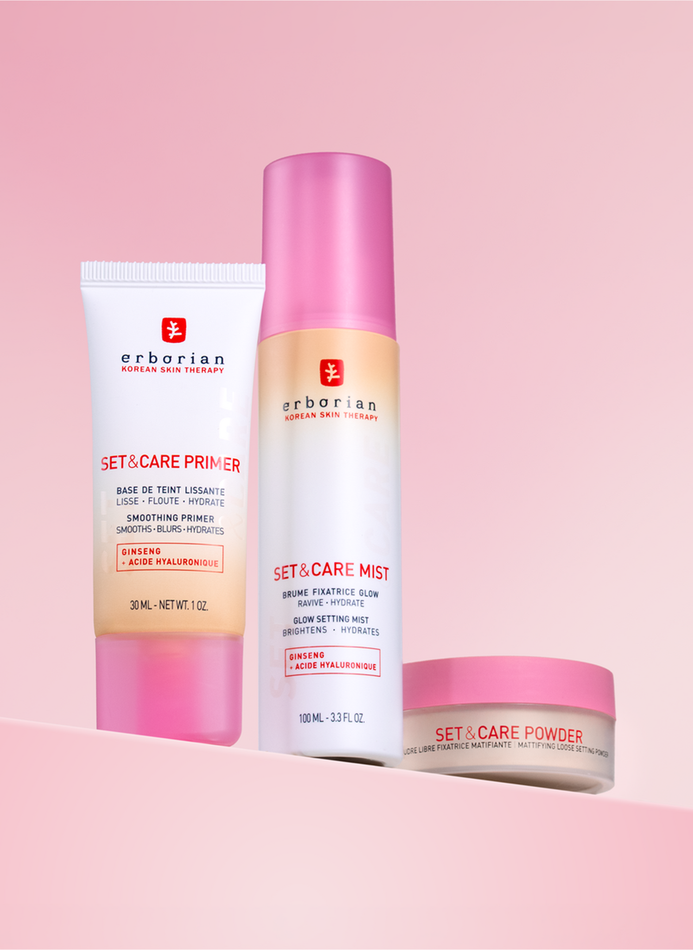 Set & Care Mist - Glow Fixing Mist: Revives and hydrates ERBORIAN No color
