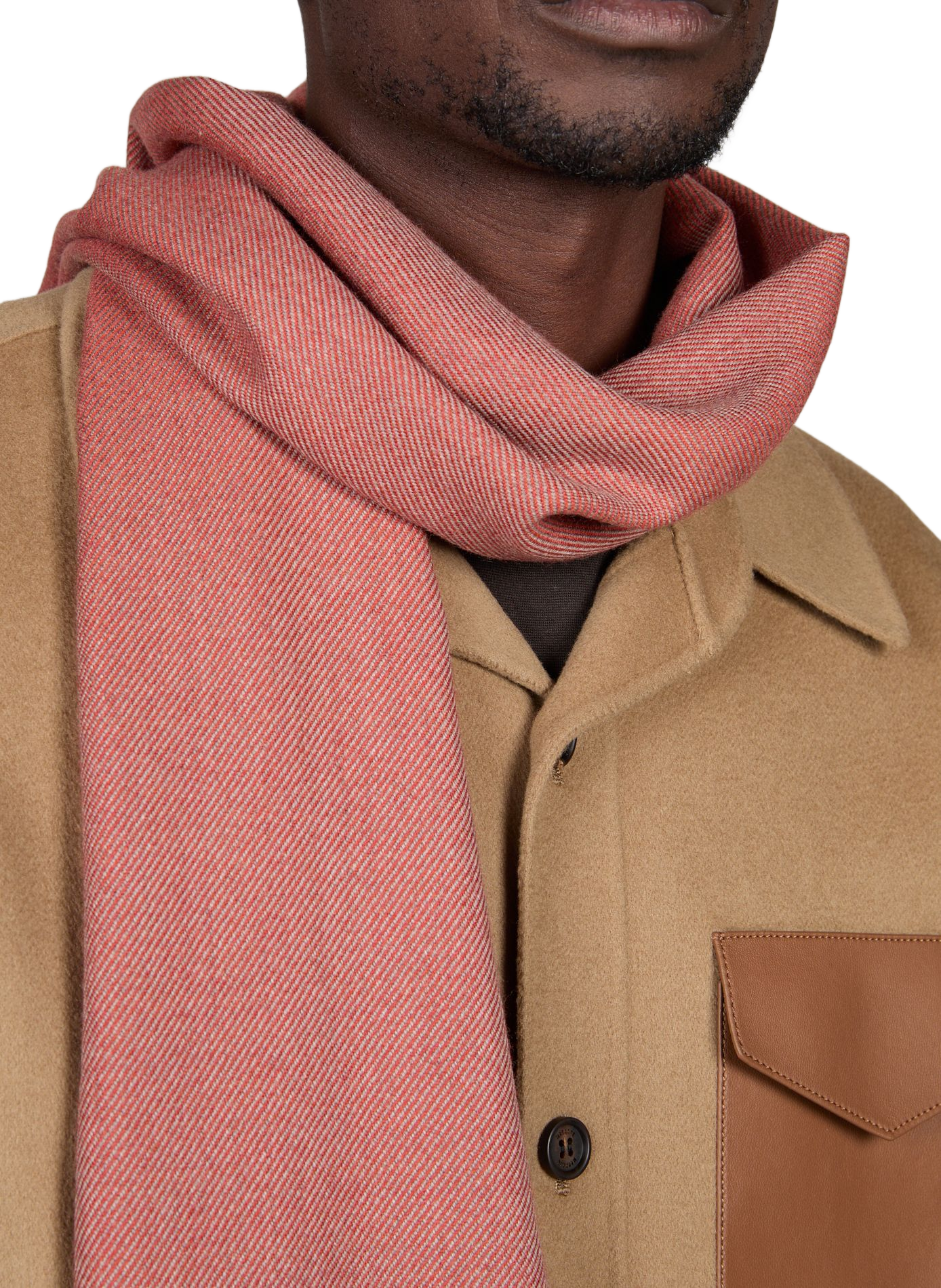 Wool scarf ETON Orange