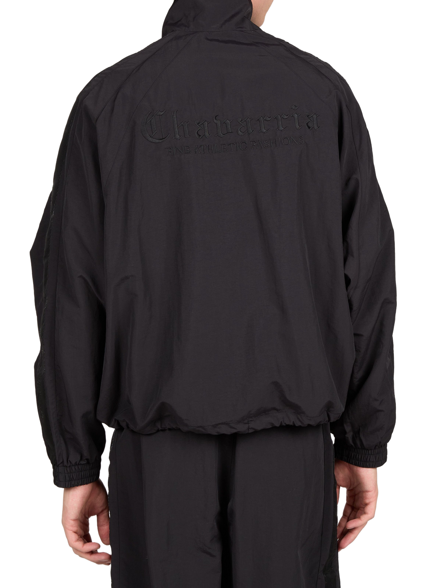 Oversized high-neck jacket WILLY CHAVARRIA Black