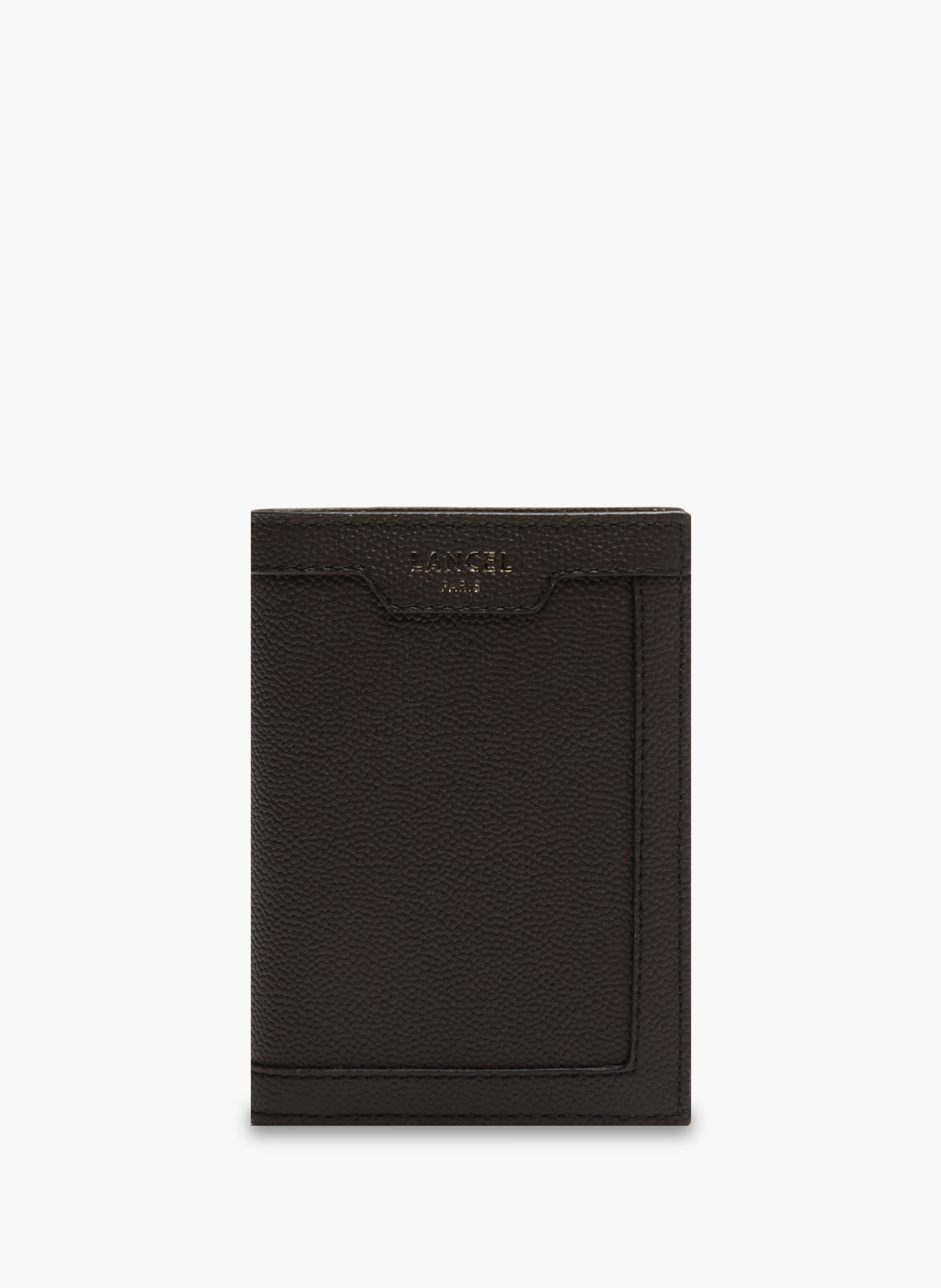 Portefeuille européen 9 fentes charlie de lancel en cuir LANCEL Gris