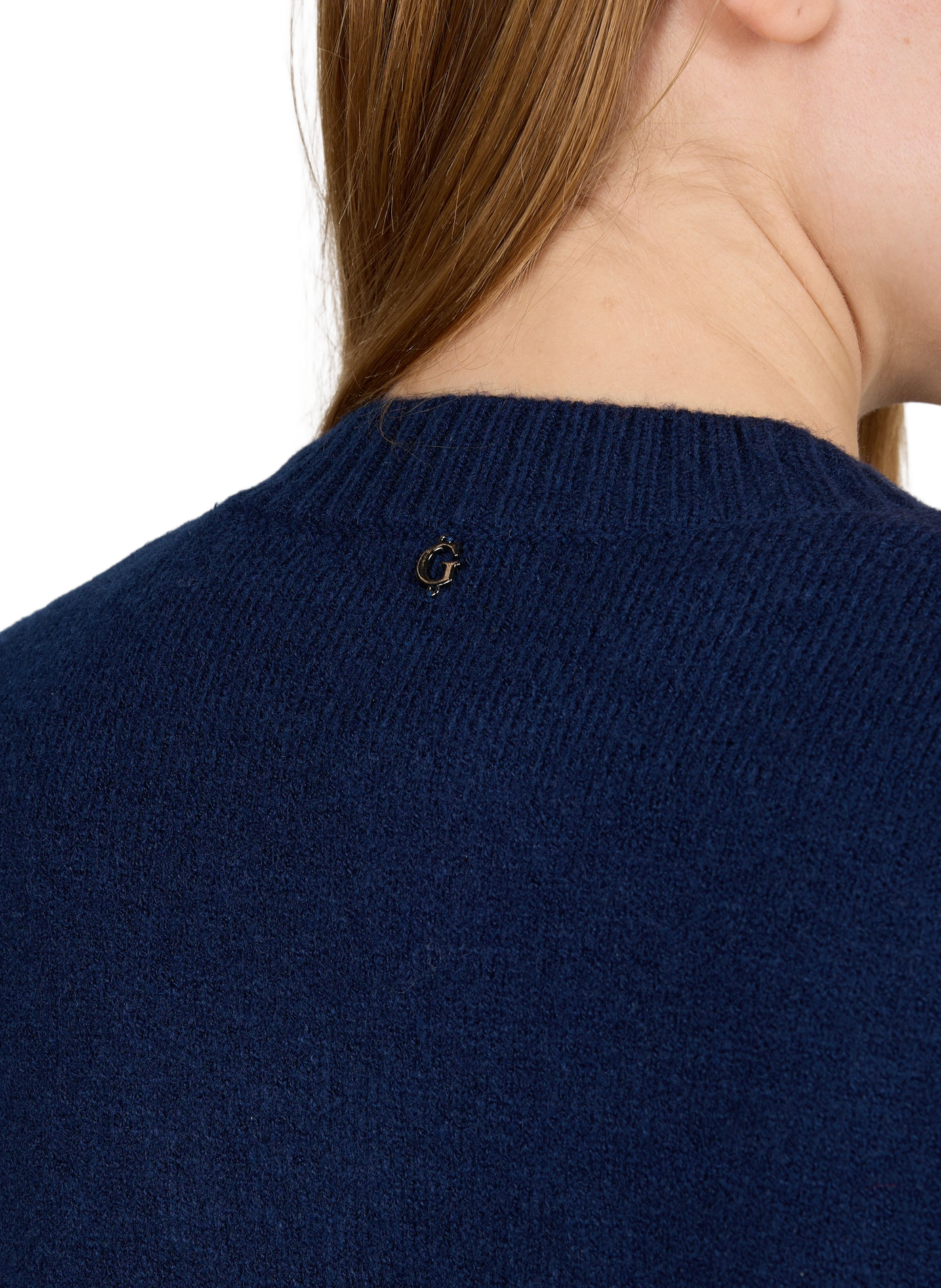 Gracie patterned sweater with rhinestones GUESS Blue