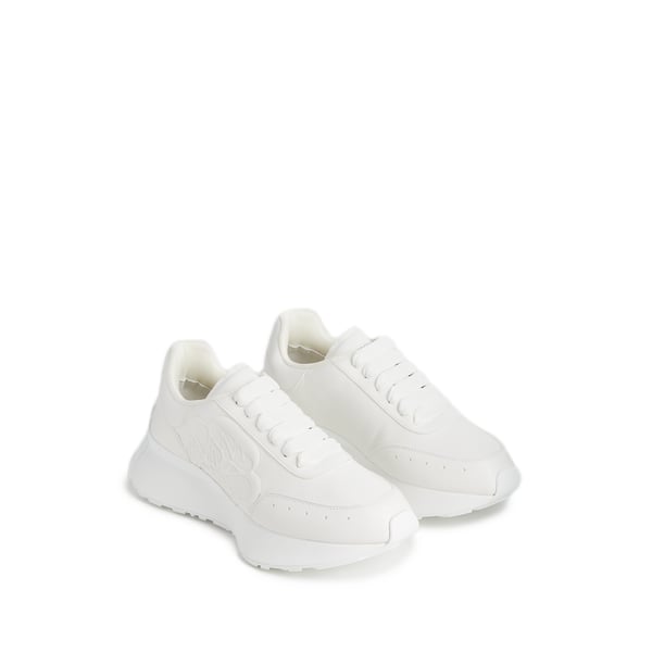 Baskets basses en cuir