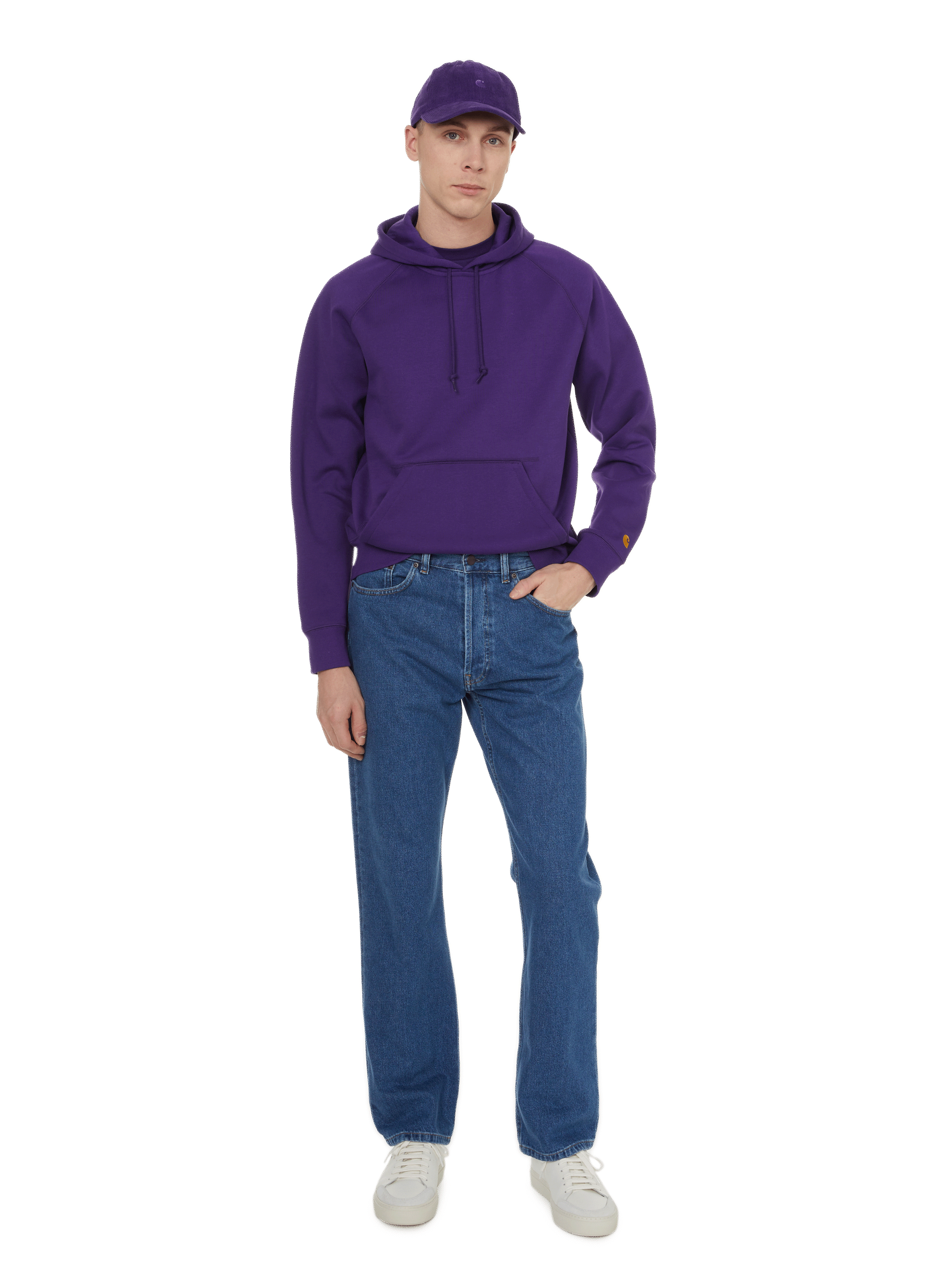 Jean large en coton  CARHARTT WIP Bleu