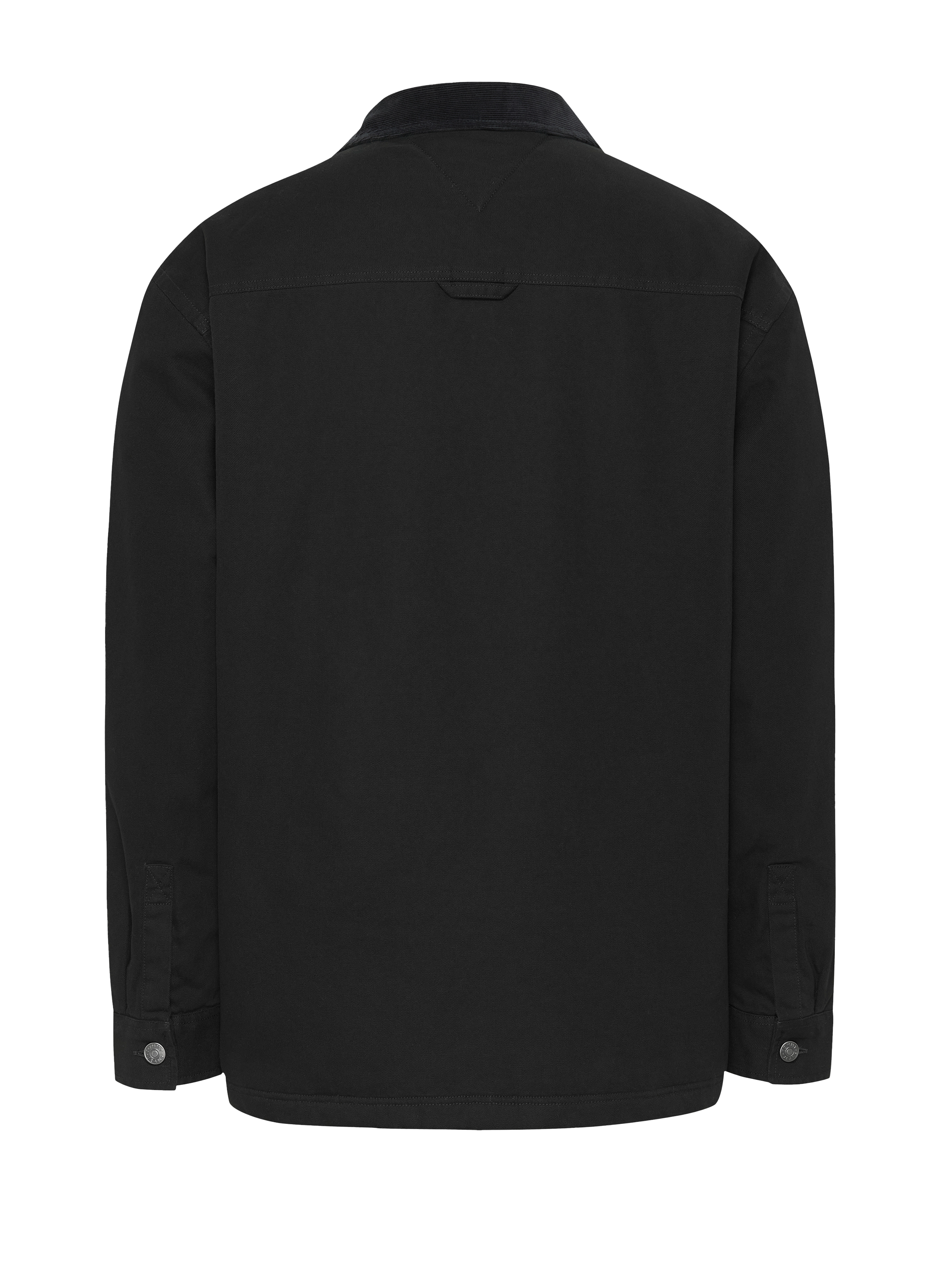 Sherpa-lined overshirt TOMMY HILFIGER Black