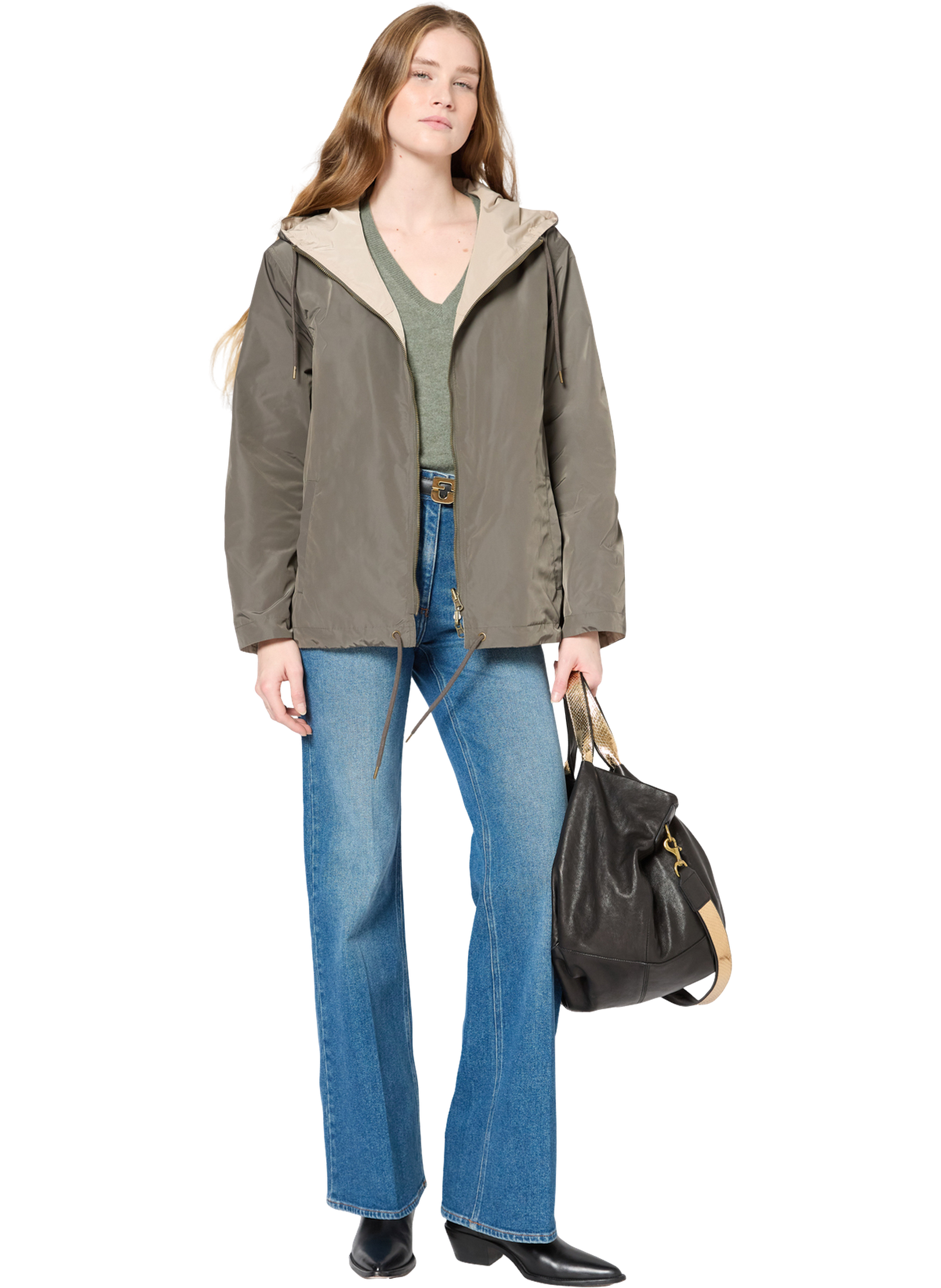 Parka courte réversible - zora GERARD DAREL Kaki