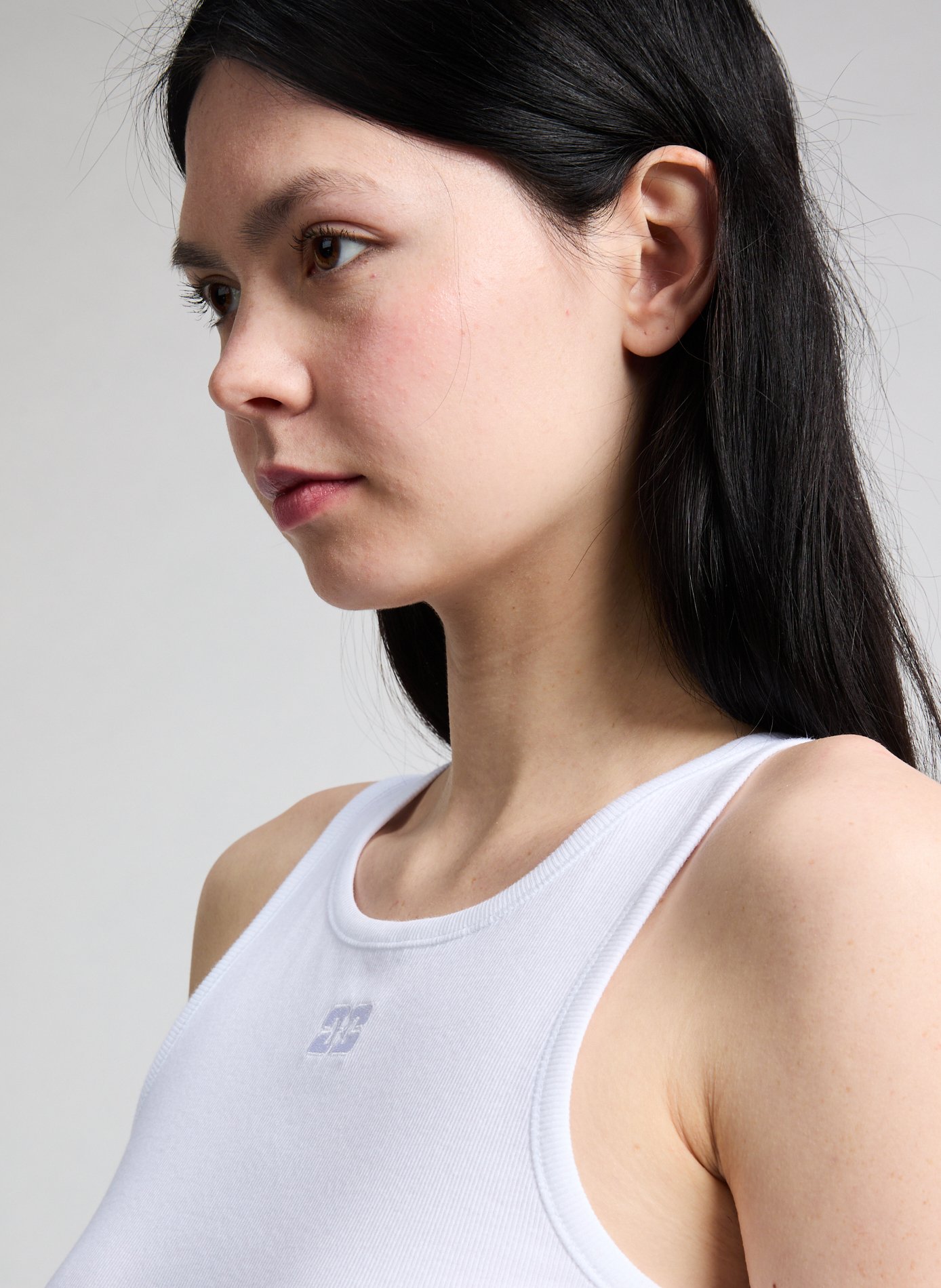 Cotton Top GANNI White