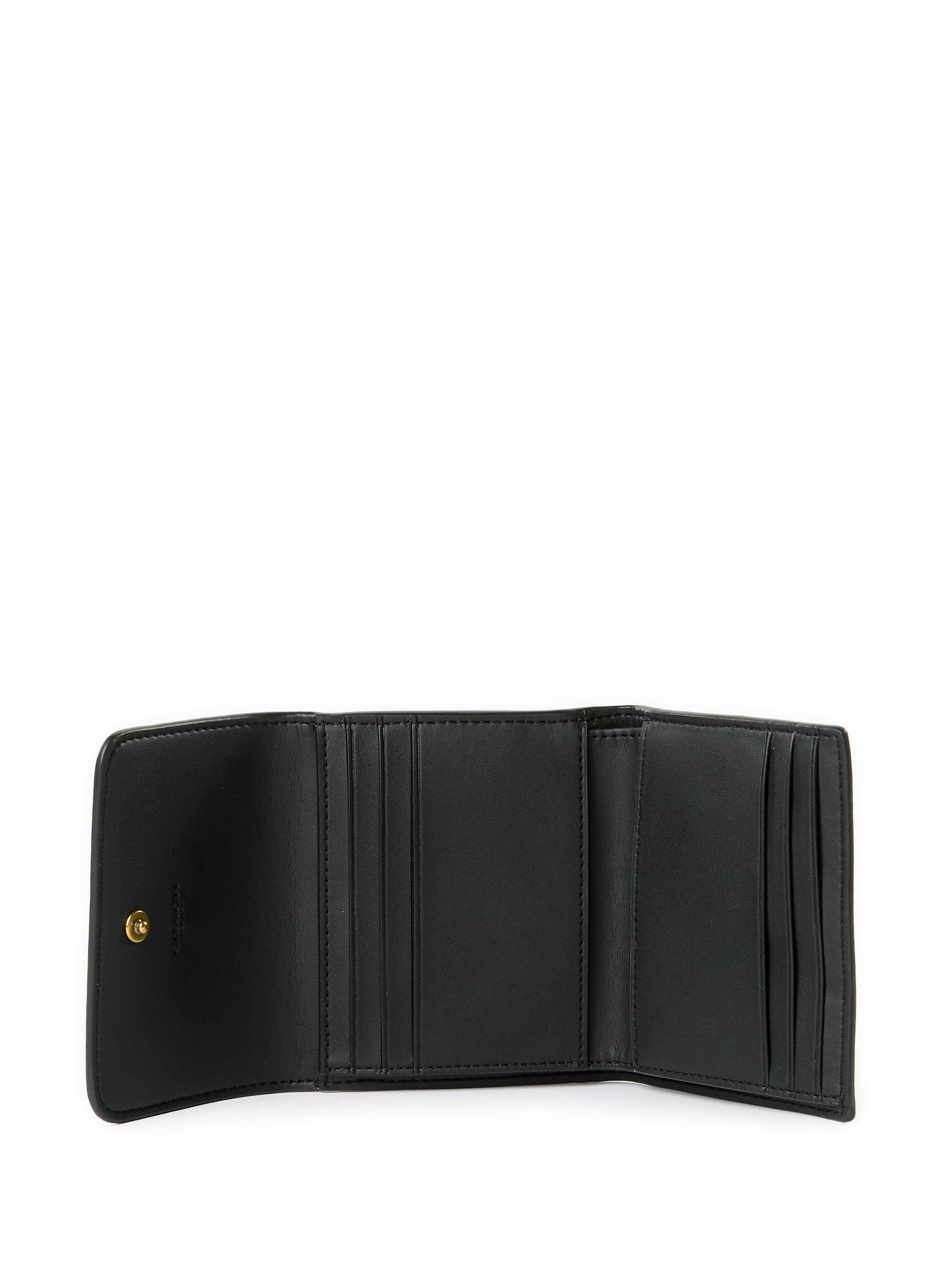 Portefeuille en cuir COACH Noir