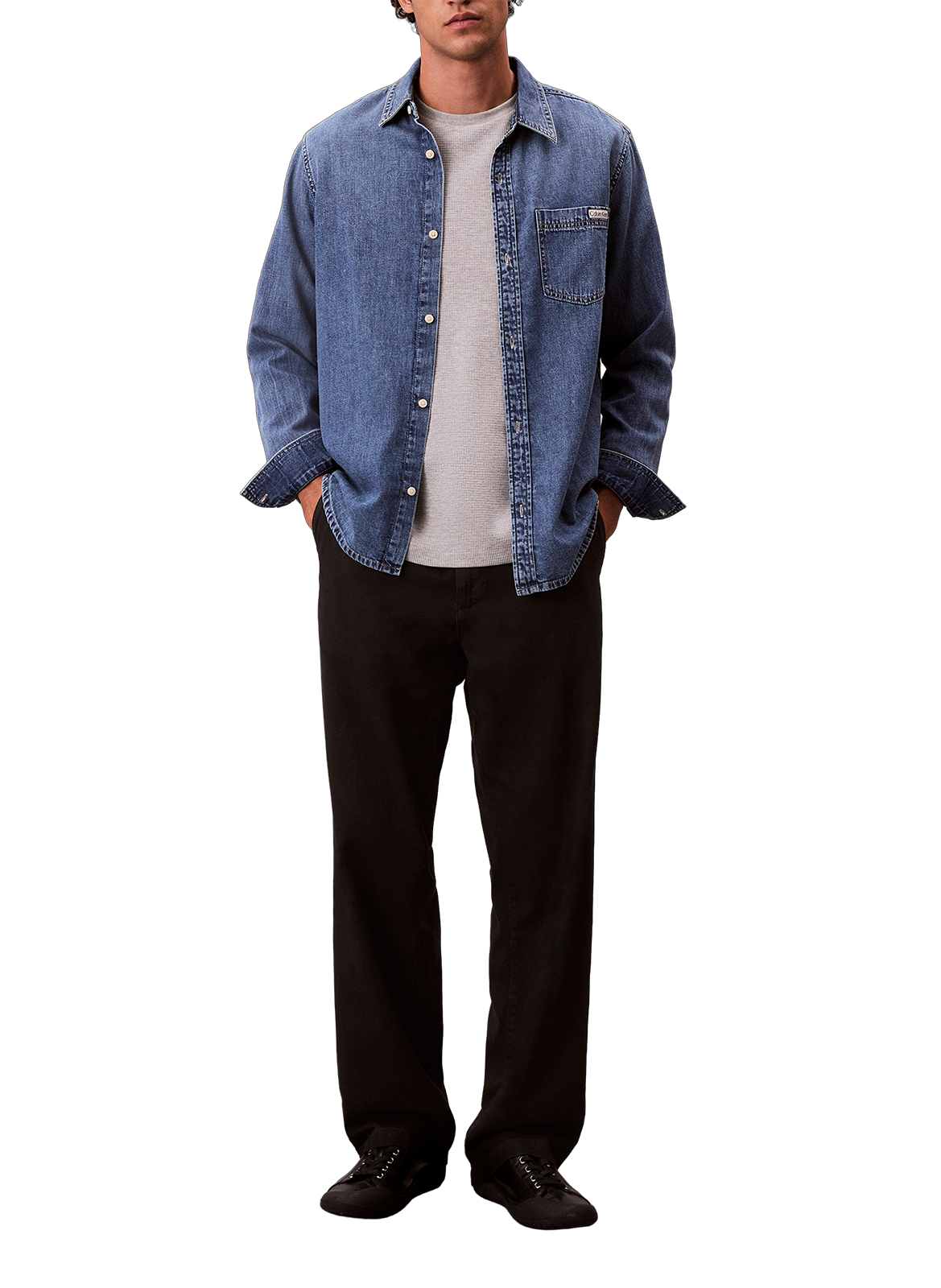 Logo jumper CALVIN KLEIN Grey