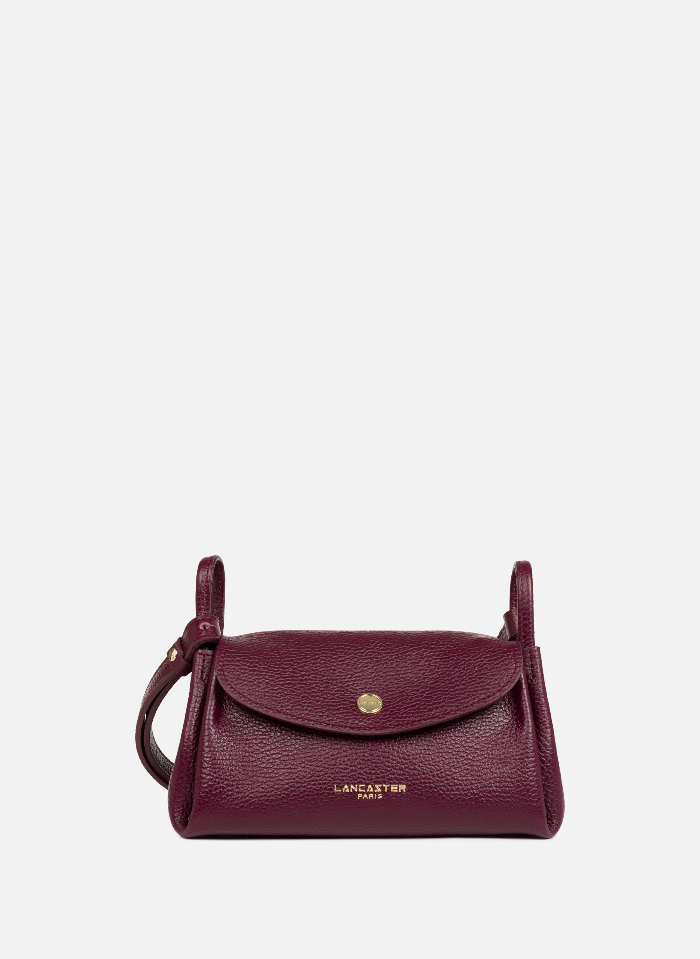 LANCASTER Petit sac trotteur - accordéon double Rouge