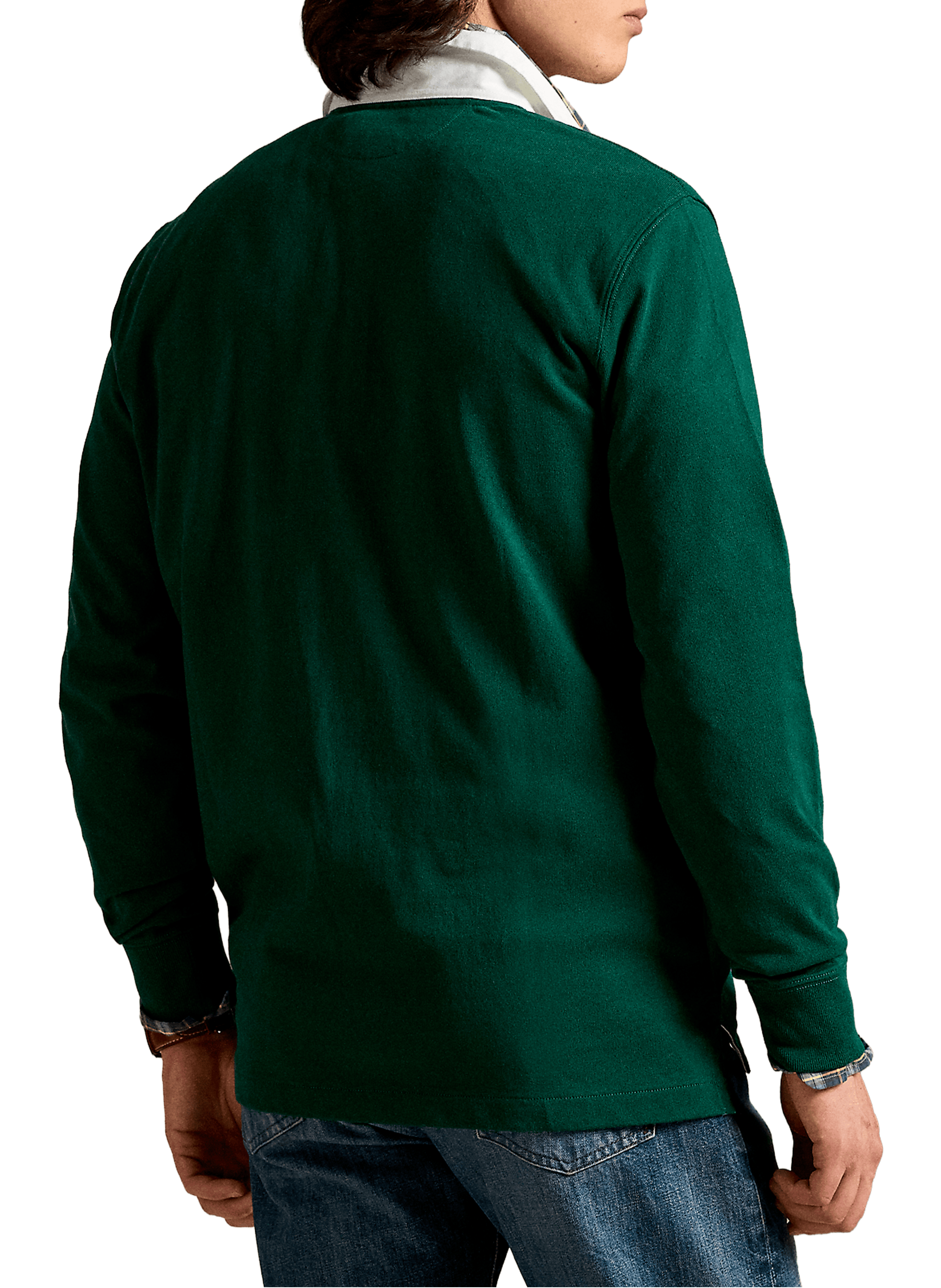 Polo manches longues en coton POLO RALPH LAUREN Vert