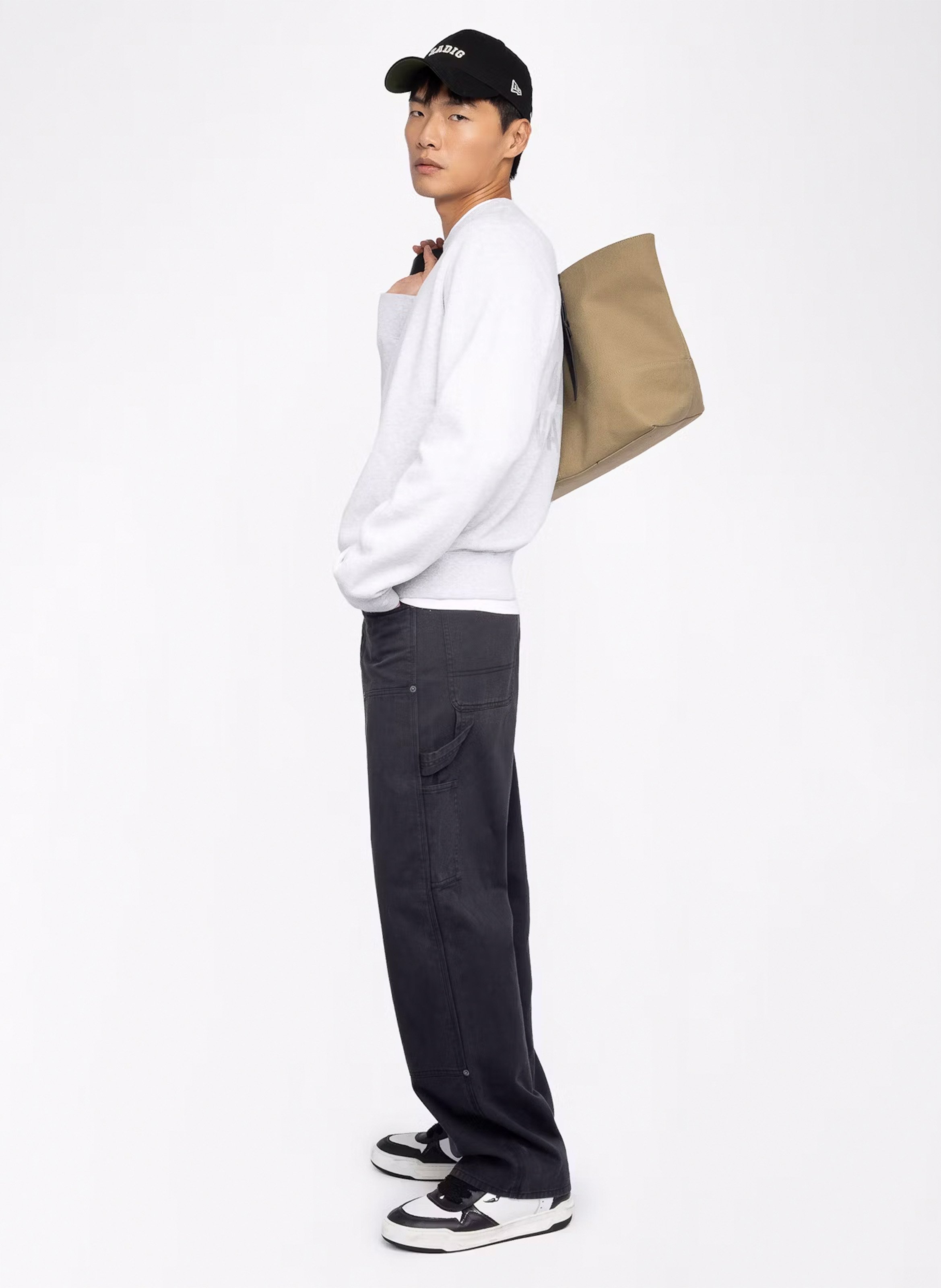 Sweat col rond en coton mélangé aime mo ZADIG&VOLTAIRE Gris