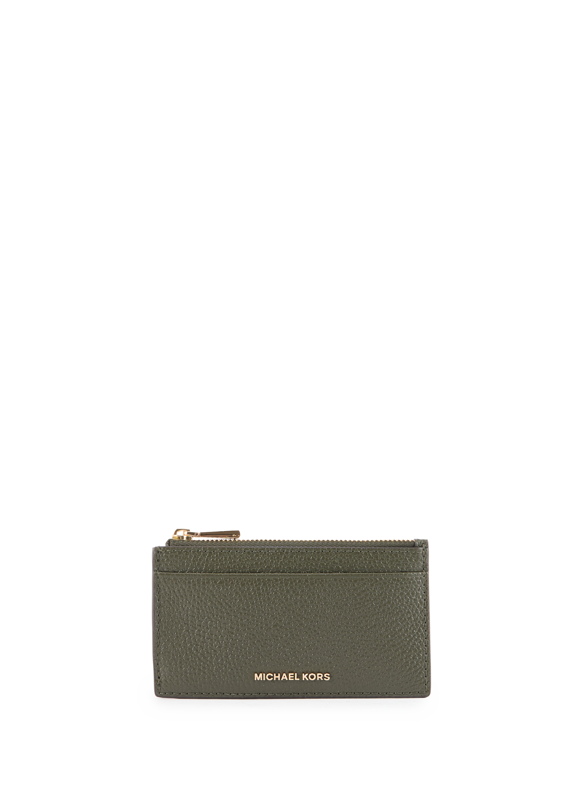 MICHAEL KORS  Leather card holder Green