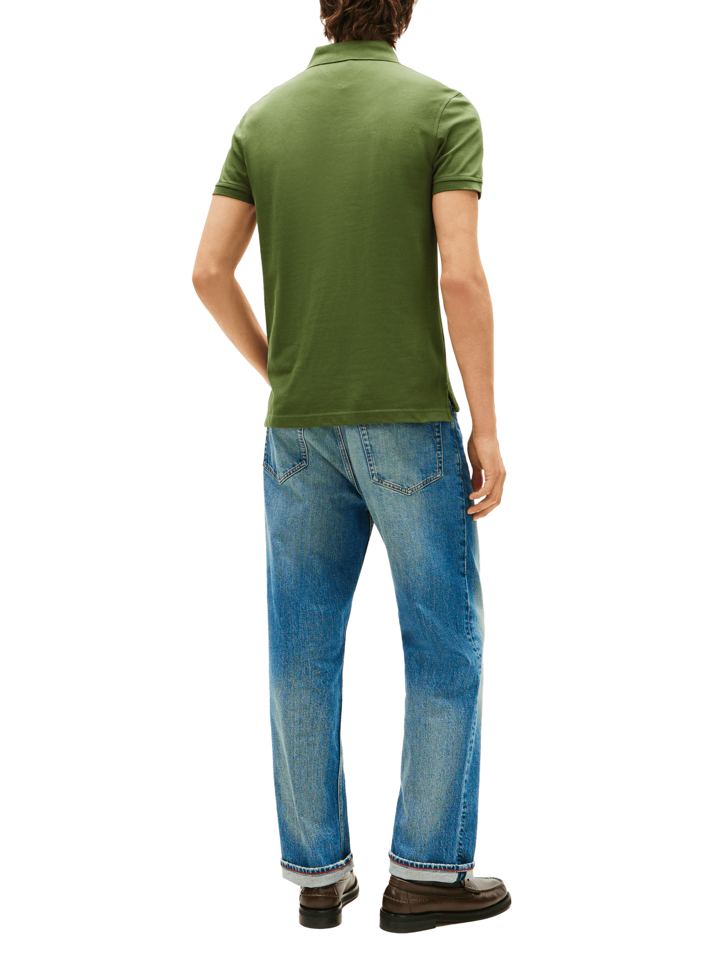 Iconic 1985 organic cotton polo shirt TOMMY HILFIGER Green