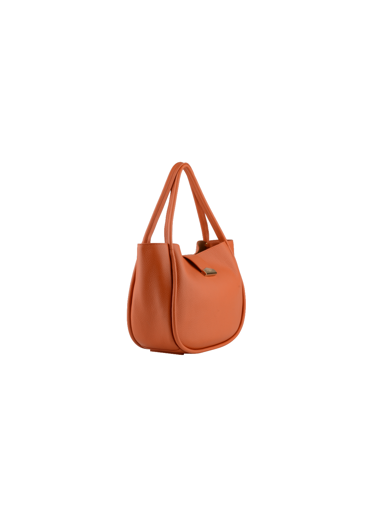 Liane | Sac besace en cuir de vachette POURCHET Orange