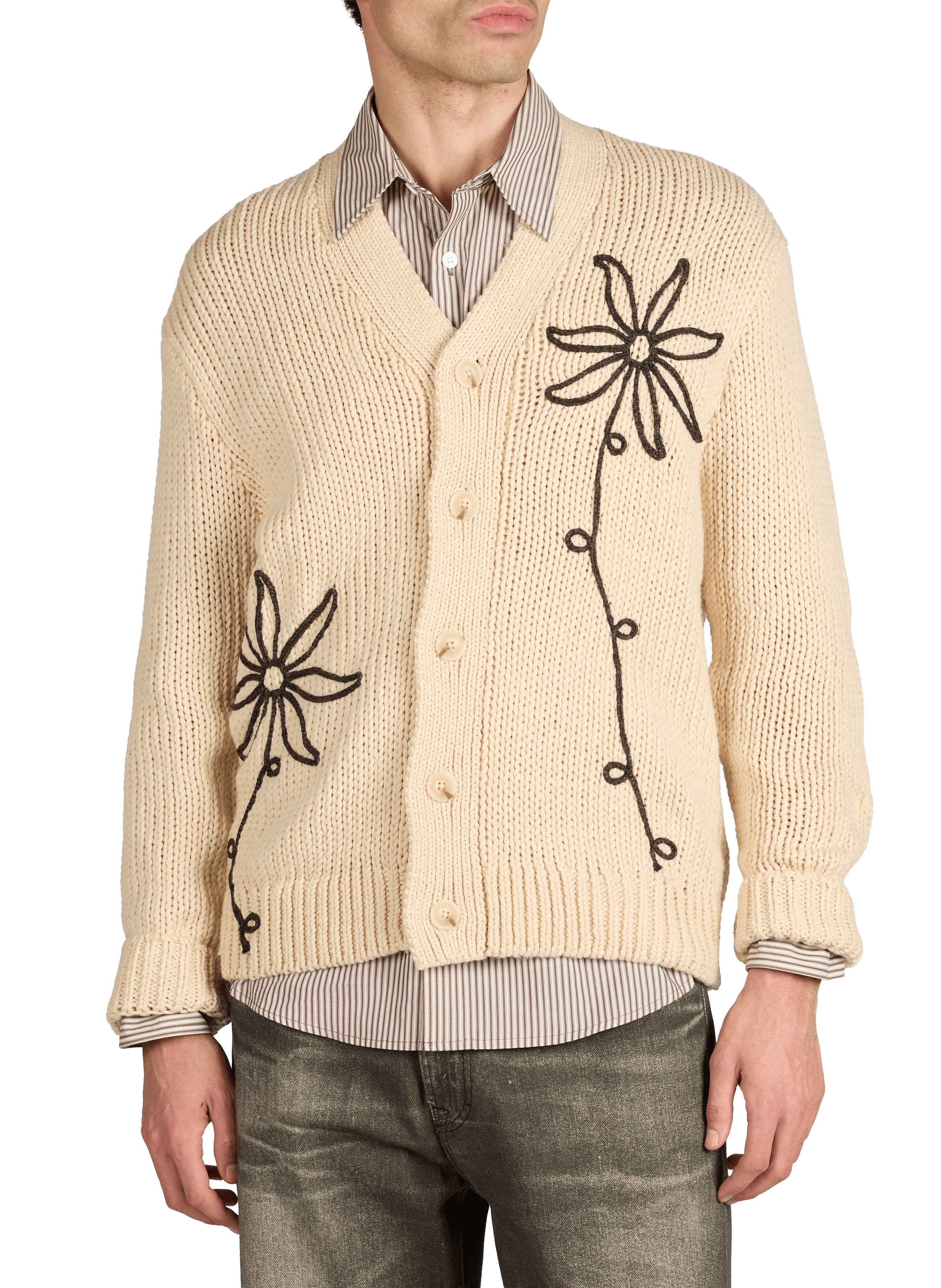 V-neck cardigan NN.07 Beige