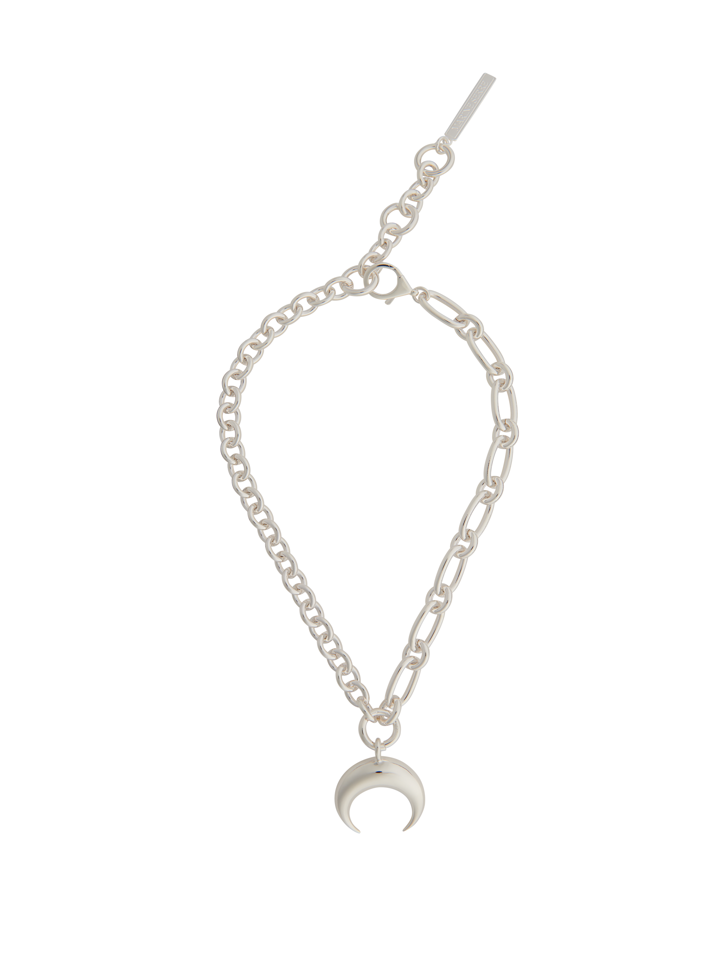 Chaîne moon plaquée argent MARINE SERRE Argent