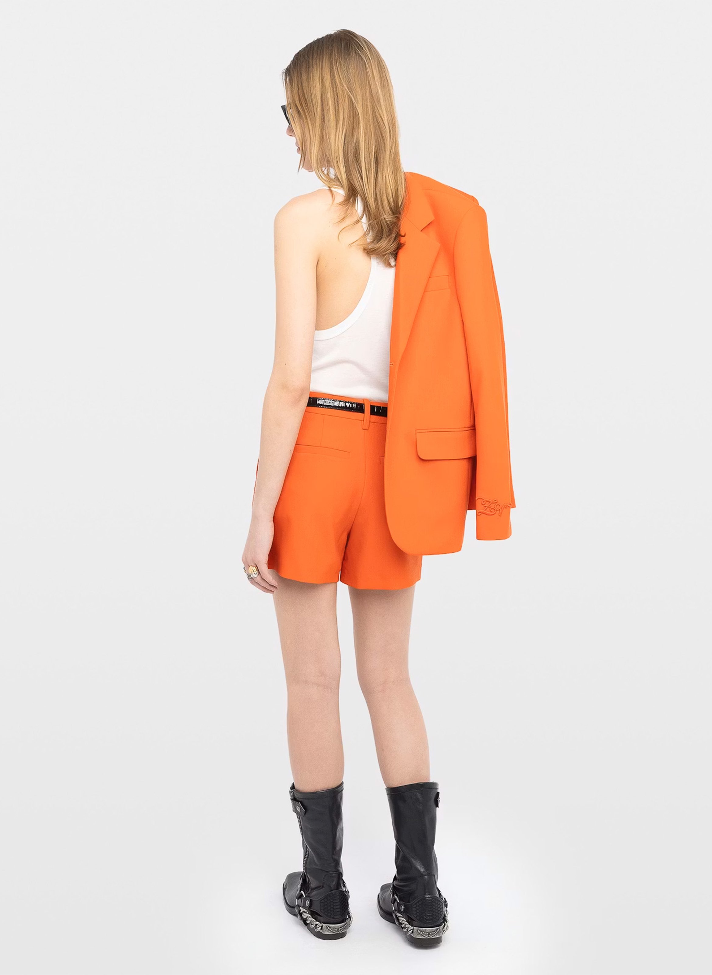 Short tailleur droit Sidou ZADIG&VOLTAIRE Orange