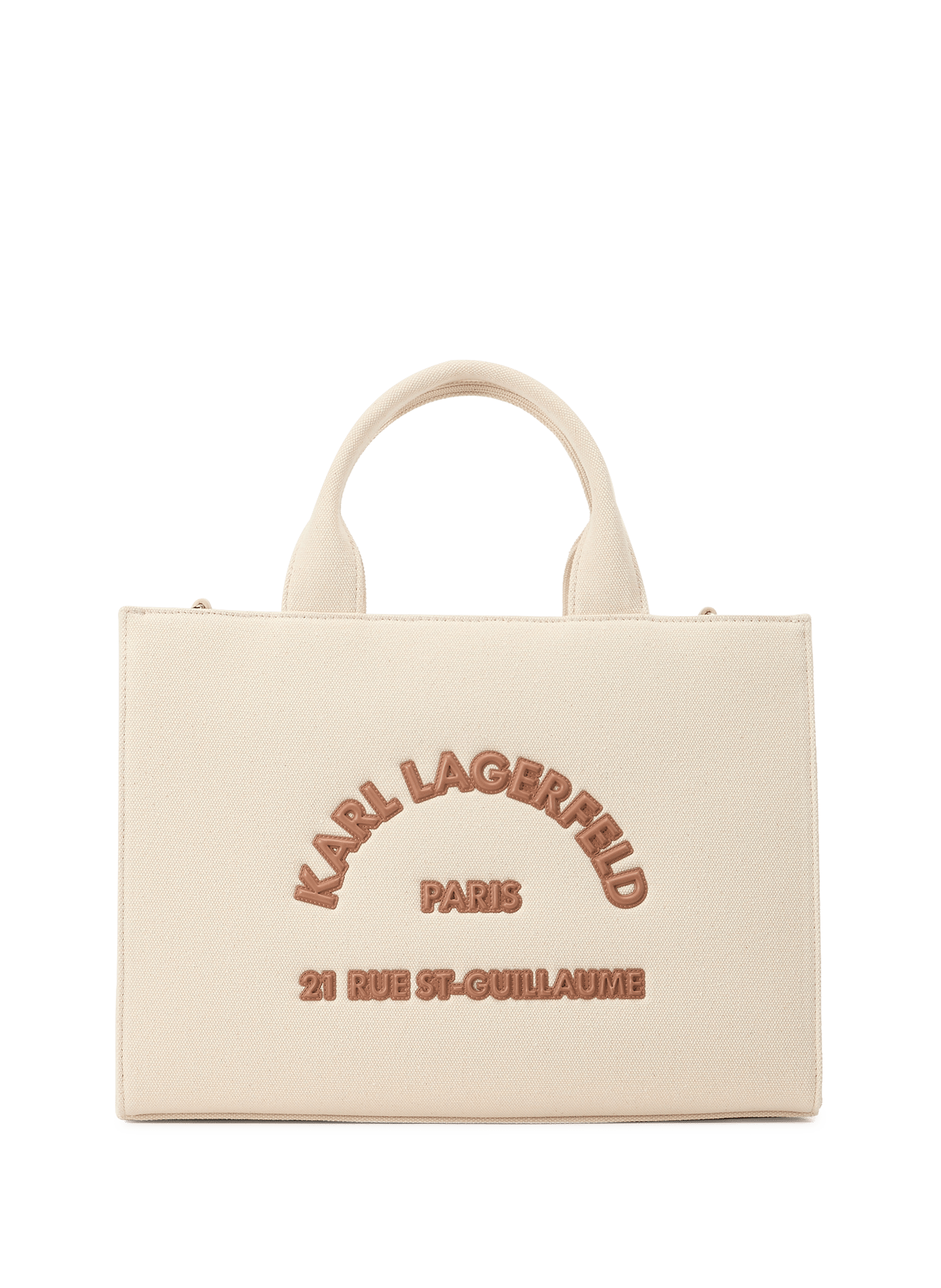 Sac cabas 21 rue St-Guillaume KARL LAGERFELD Marron