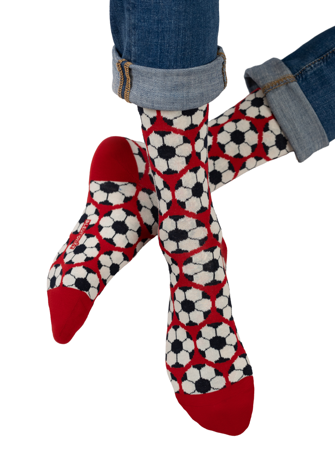Mid-high Football Socks BLEUFORÊT Red