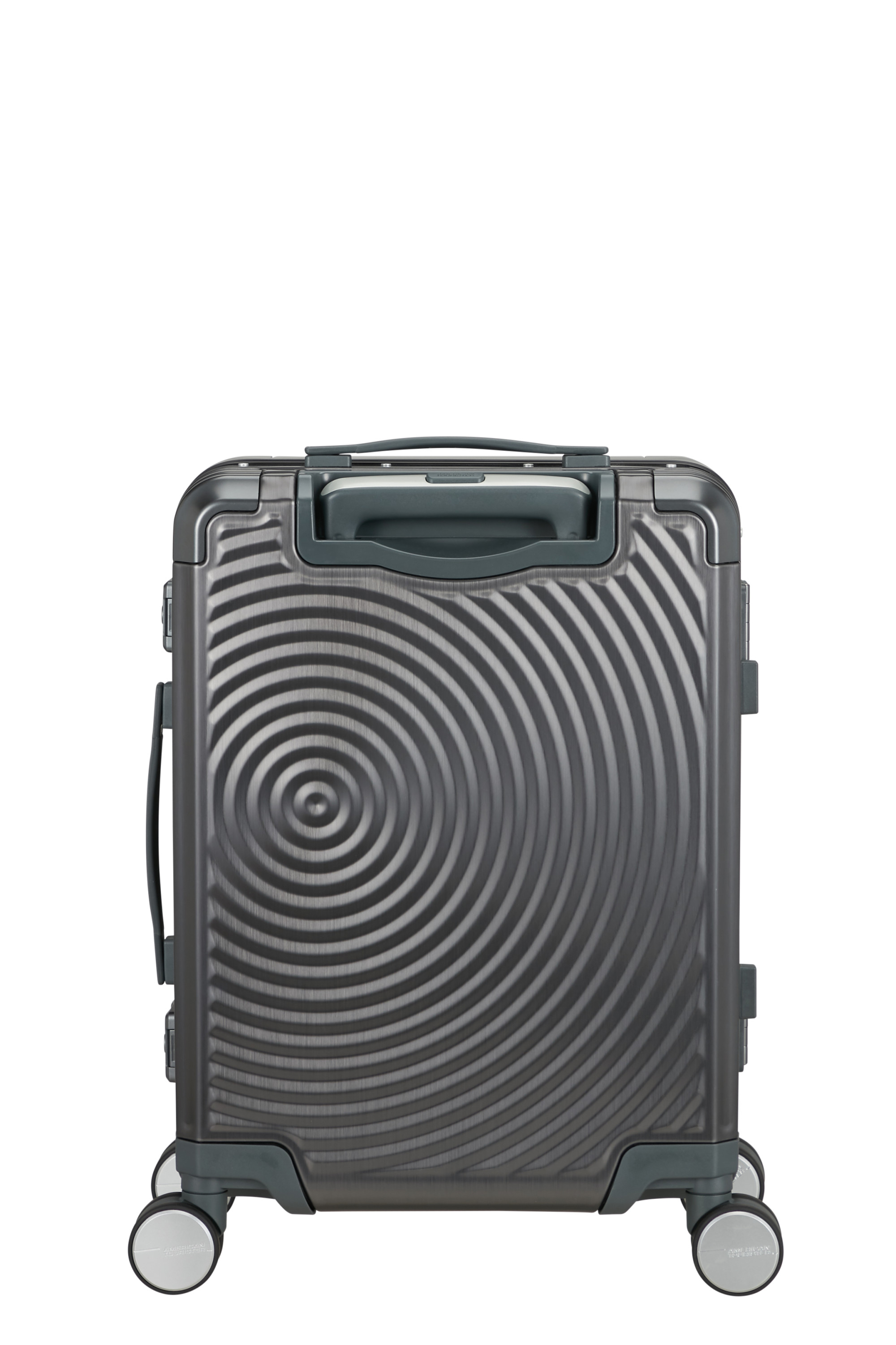 Soundbox alu valise 4 roues taille s AMERICAN TOURISTER Gris