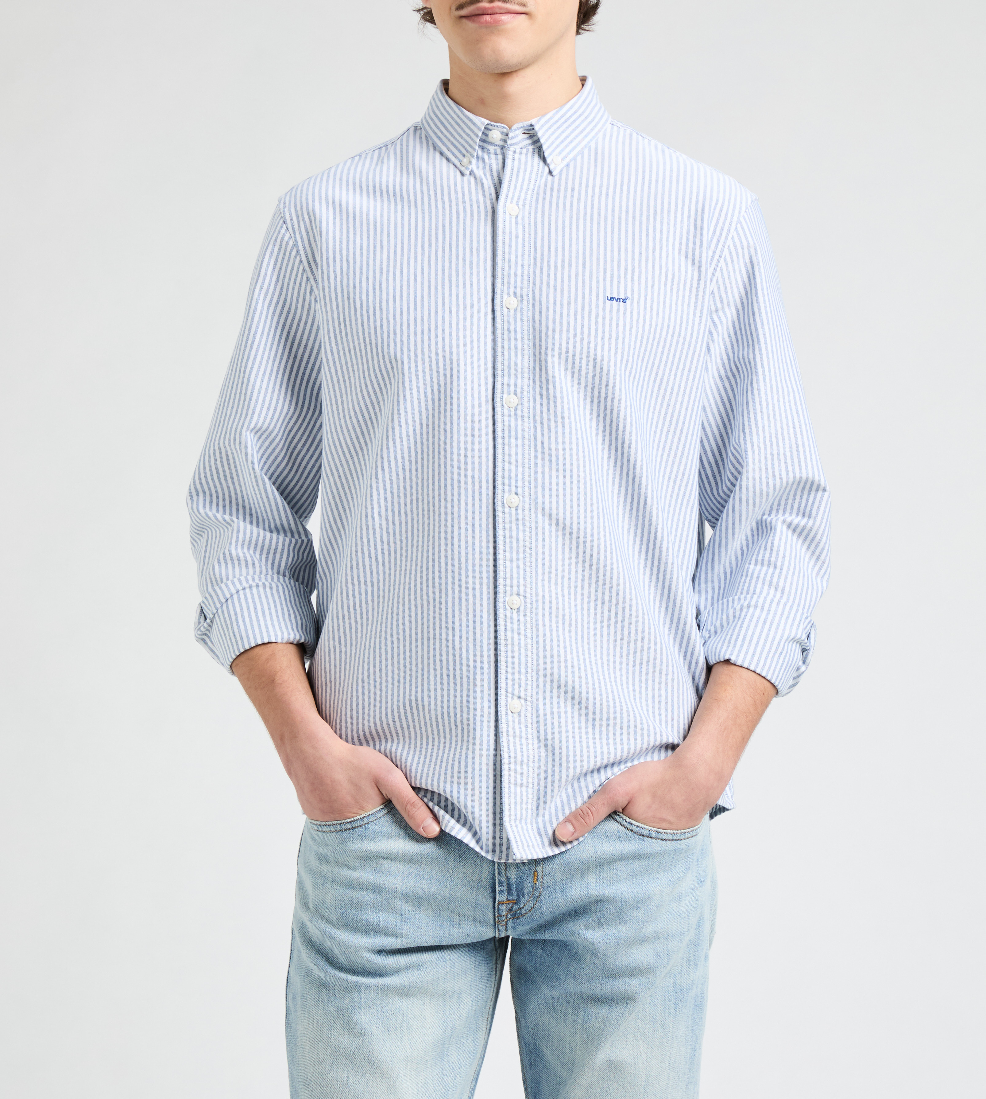 Chemise denim en coton  LEVI'S Bleu